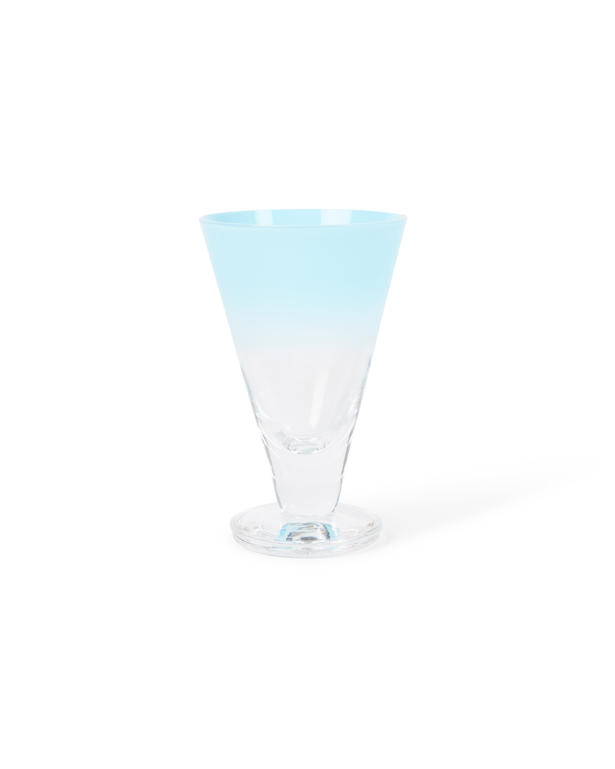 Large Gradient Stemmed Glass Set of 2