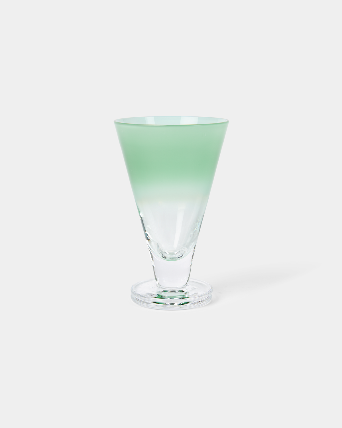 Large Gradient Stemmed Glass Set of 2