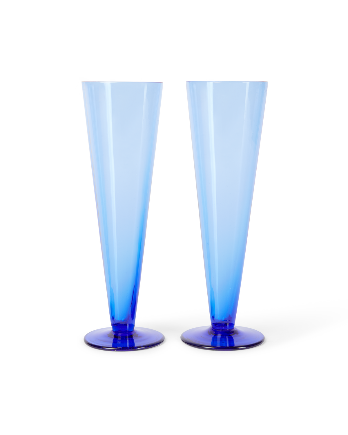 Coloured Champagne Flute Set of 2