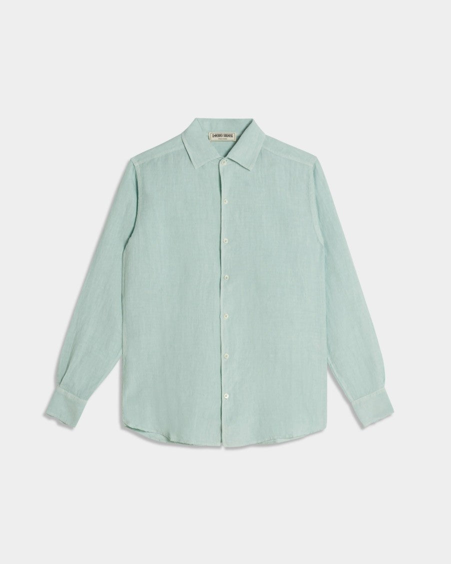 Linen Shirt Light Green