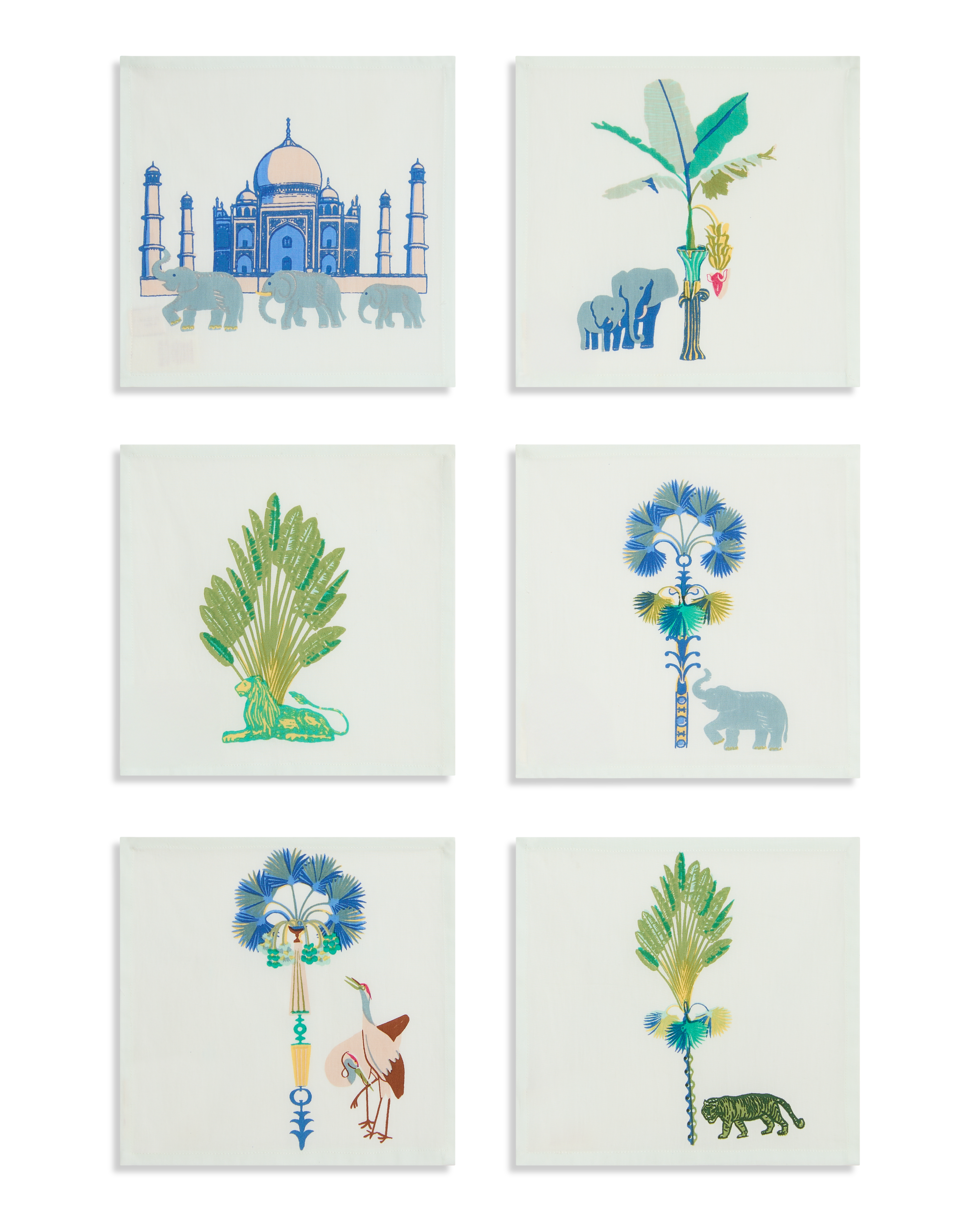 Elephant Family Cocktail Napkins