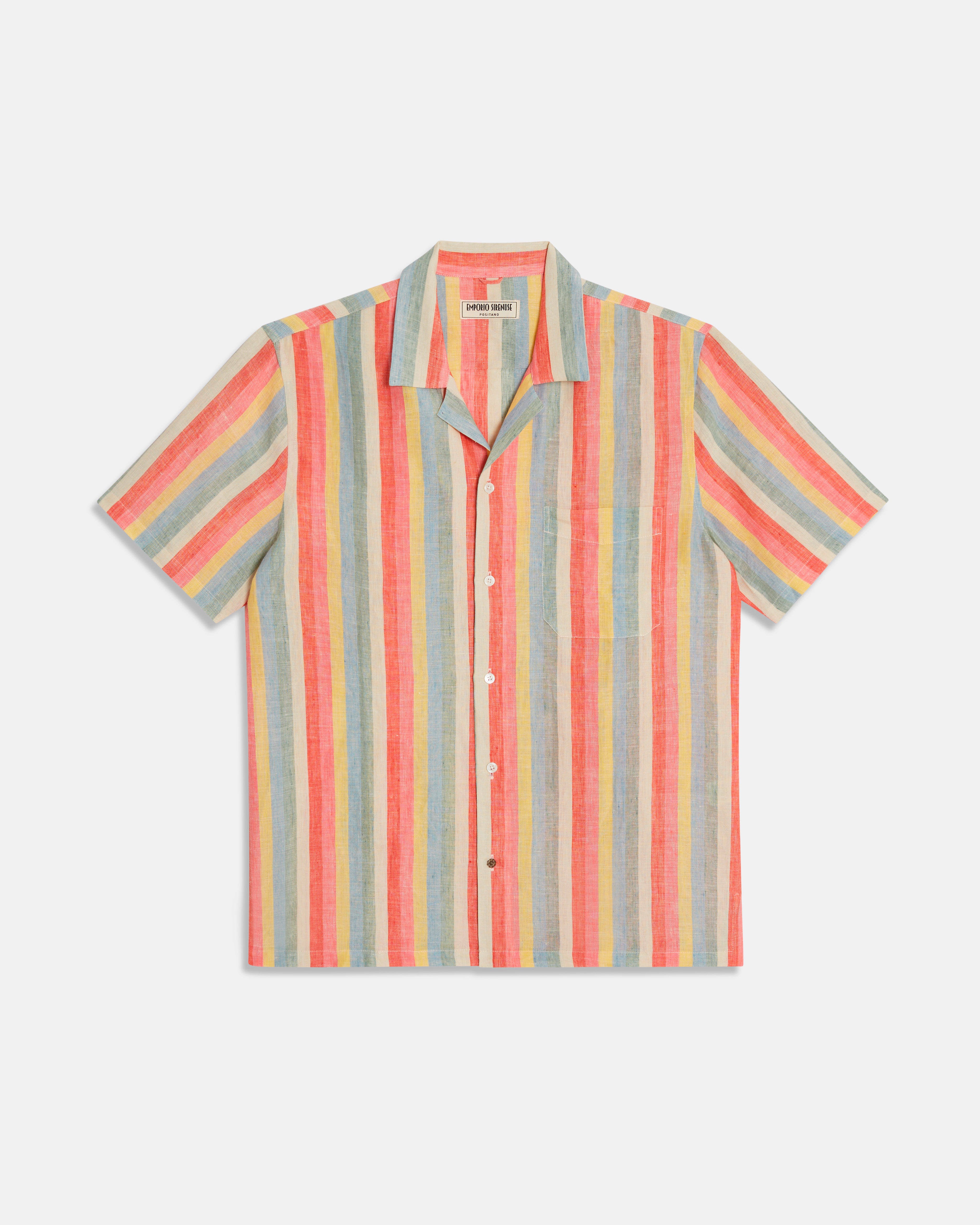 Surfs' up Linen Hawaiian Shirt