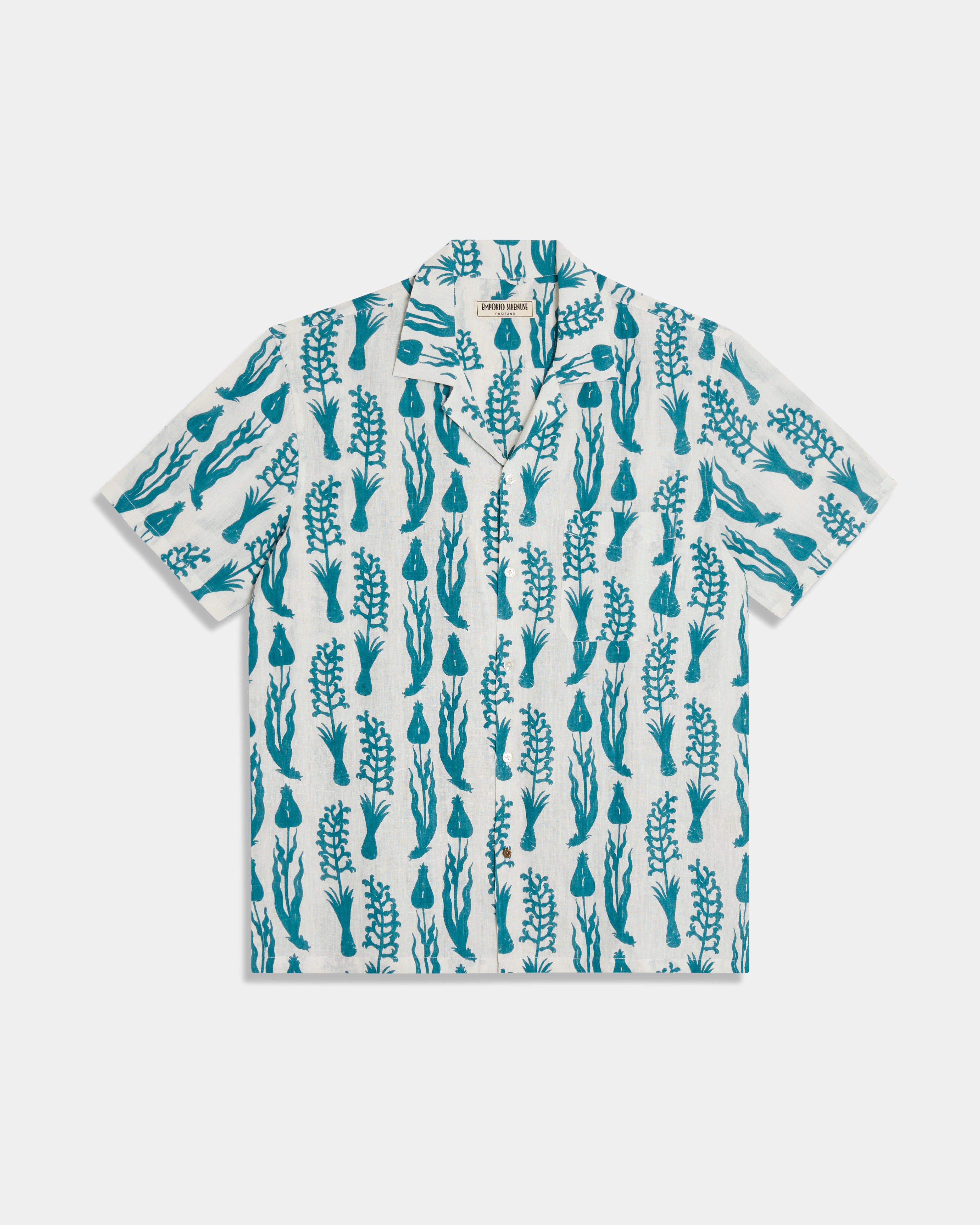 Tulip Linen Hawaiian Shirt