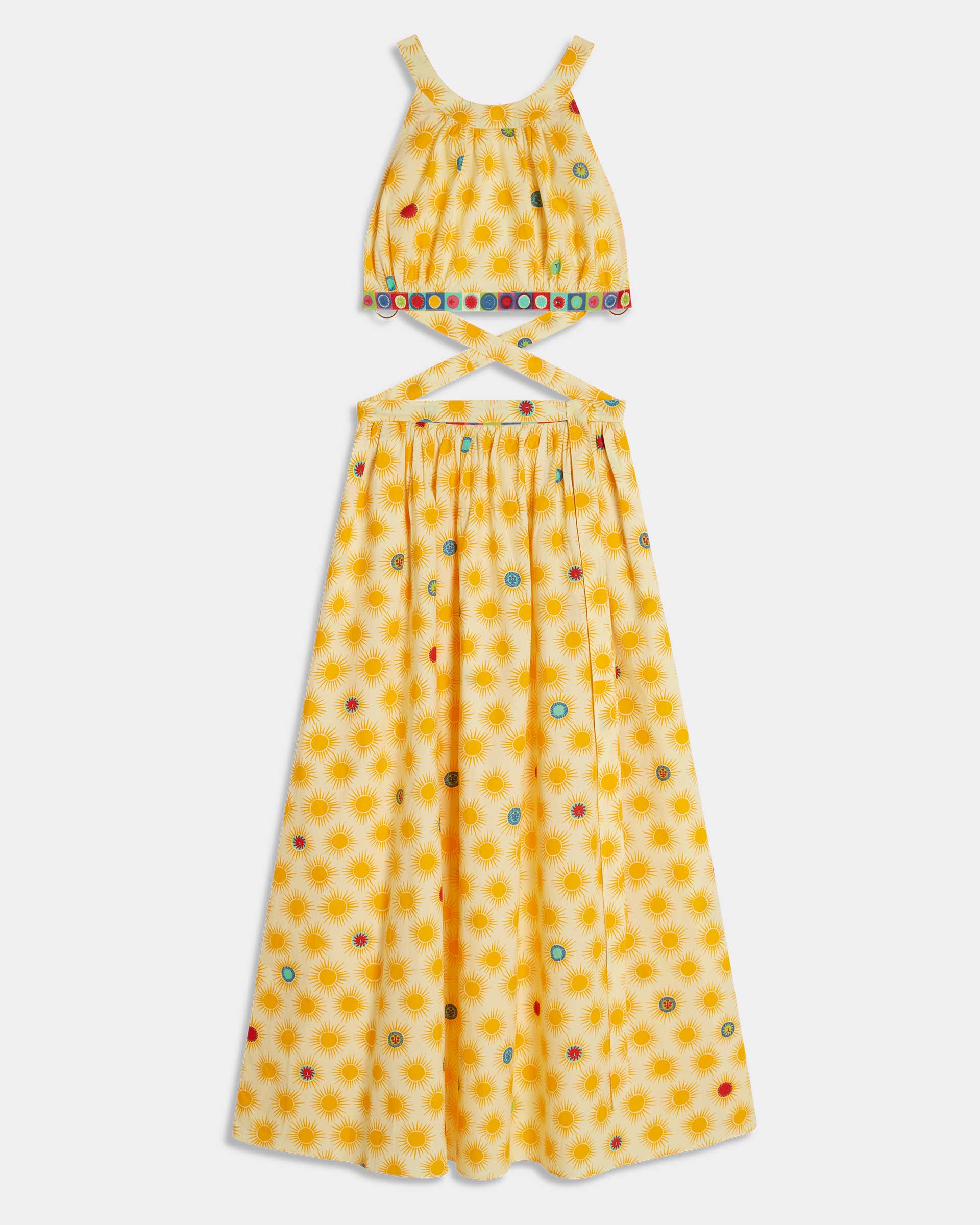 Alaia Dress in Yellow Smile
