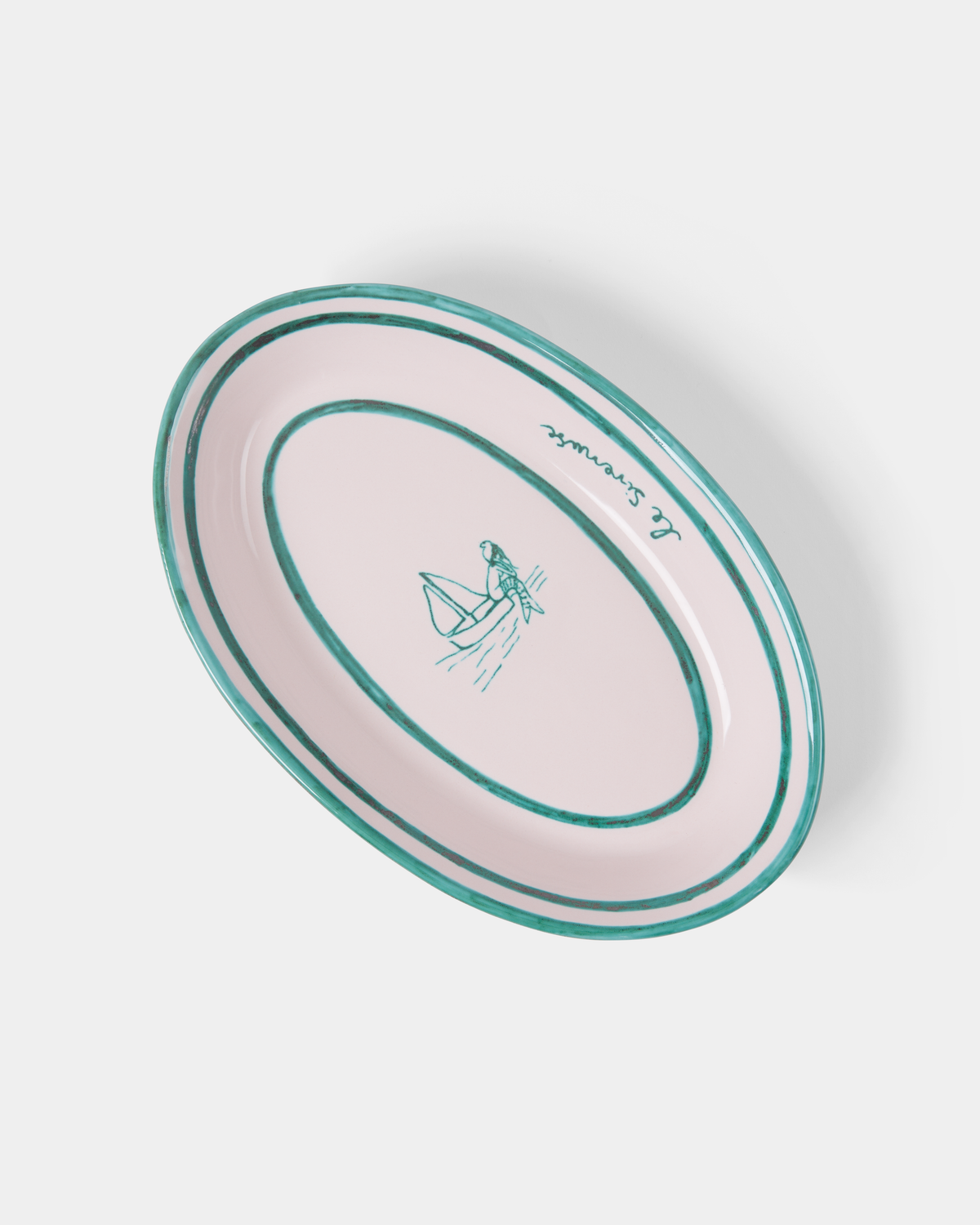 Large Siren Serving Plate