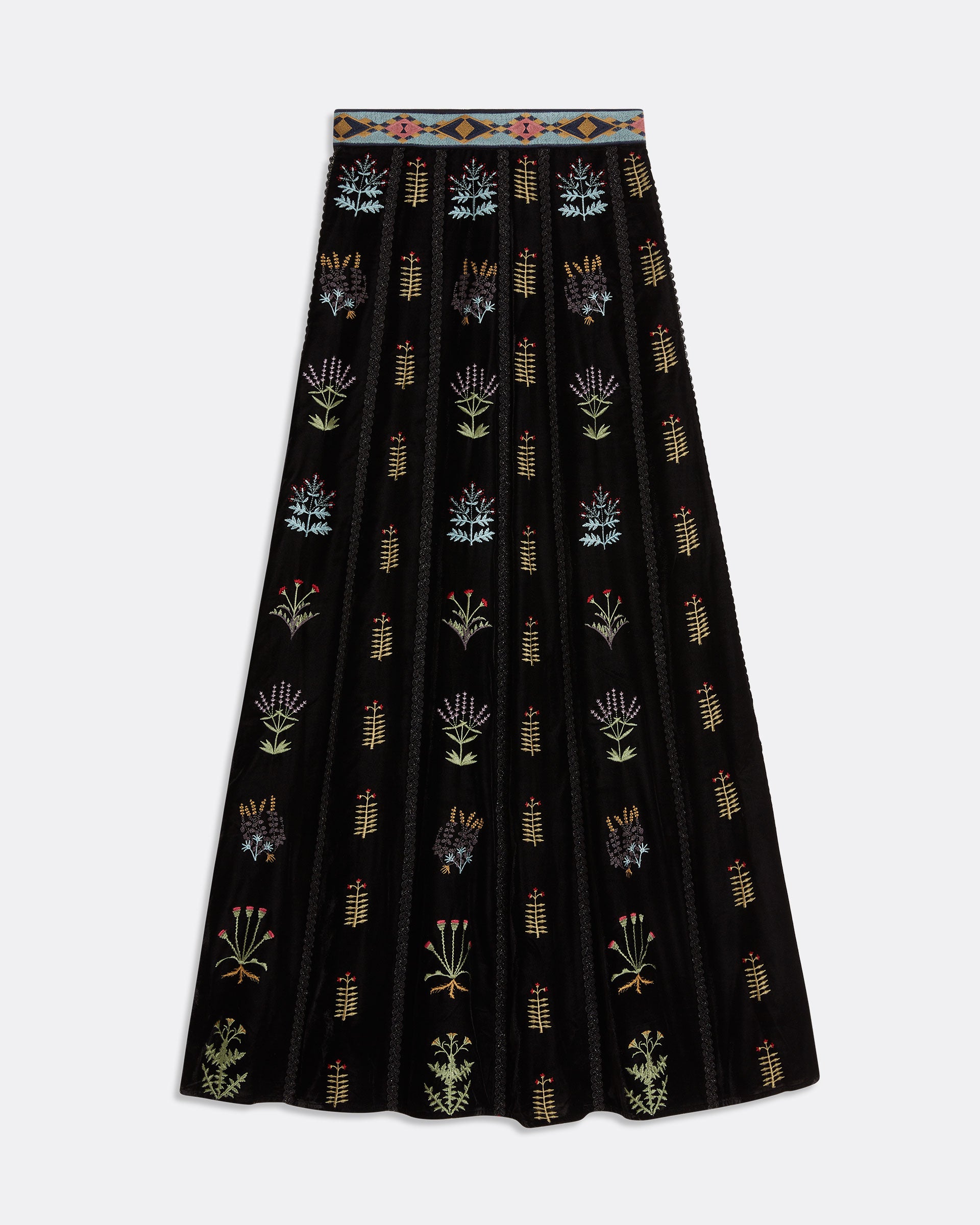 Camille Skirt with Agra Embroidery