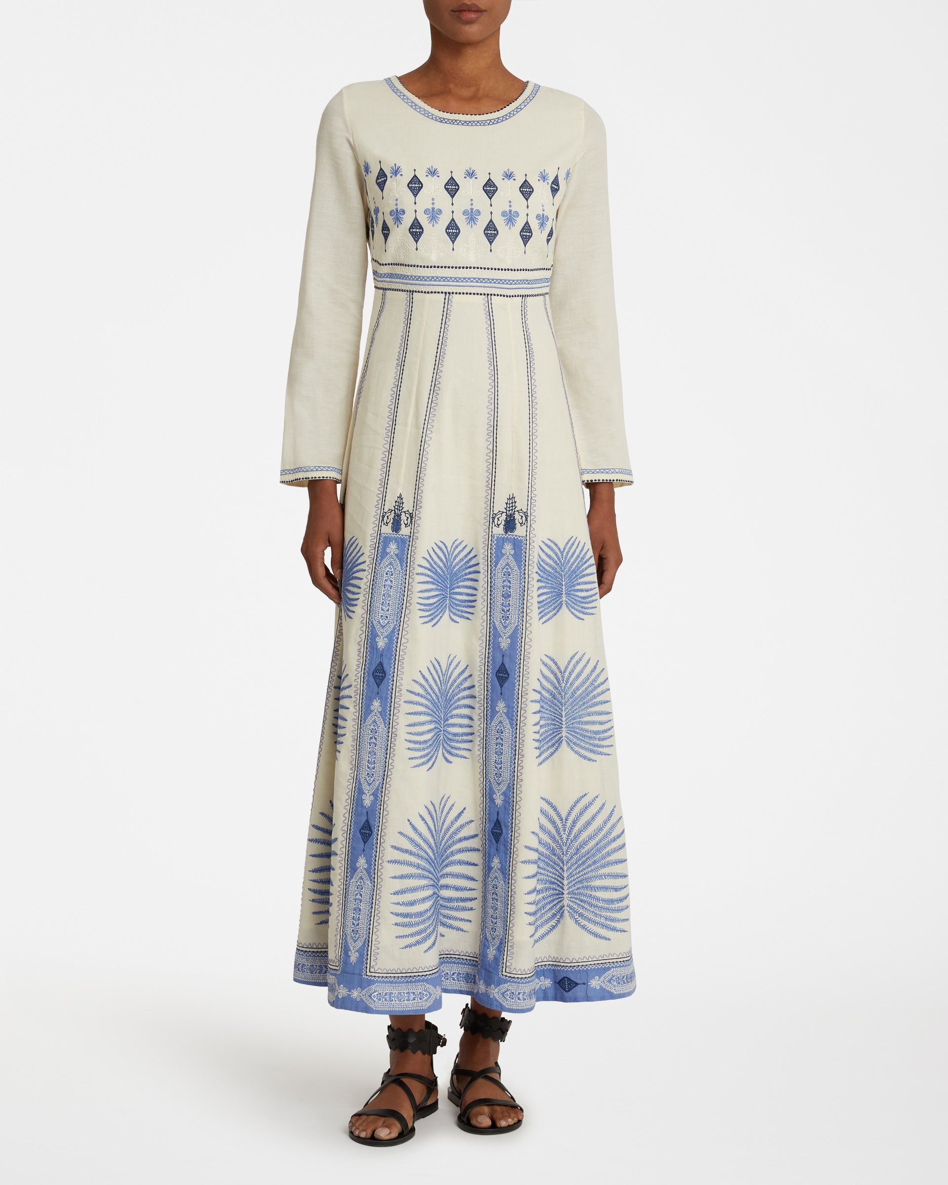 Tracey Dress with Chios Embroidery