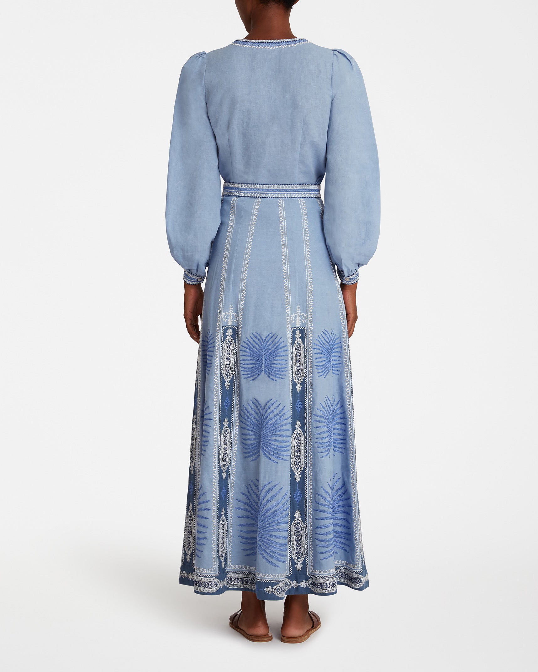 Camille Skirt with Chios Embroidery