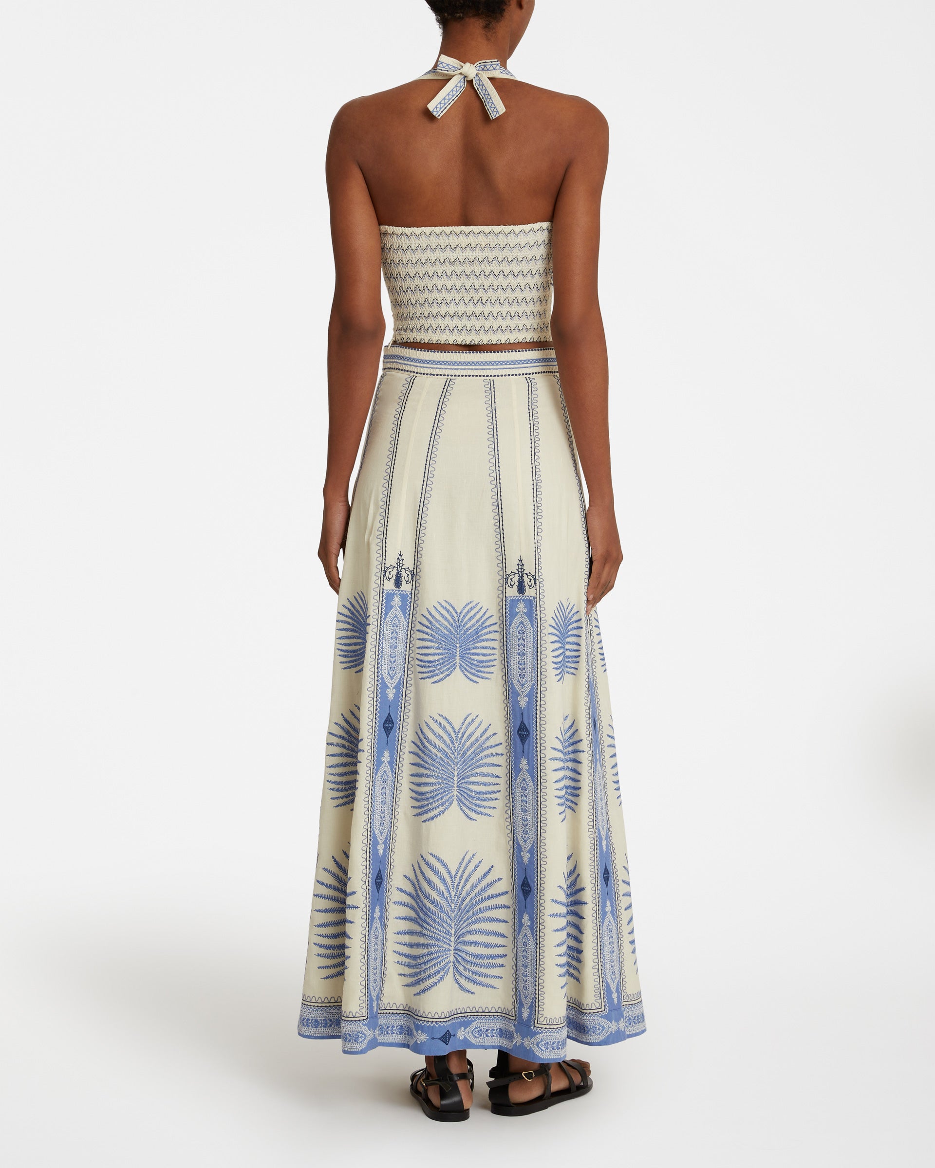 Camille Skirt with Chios Embroidery