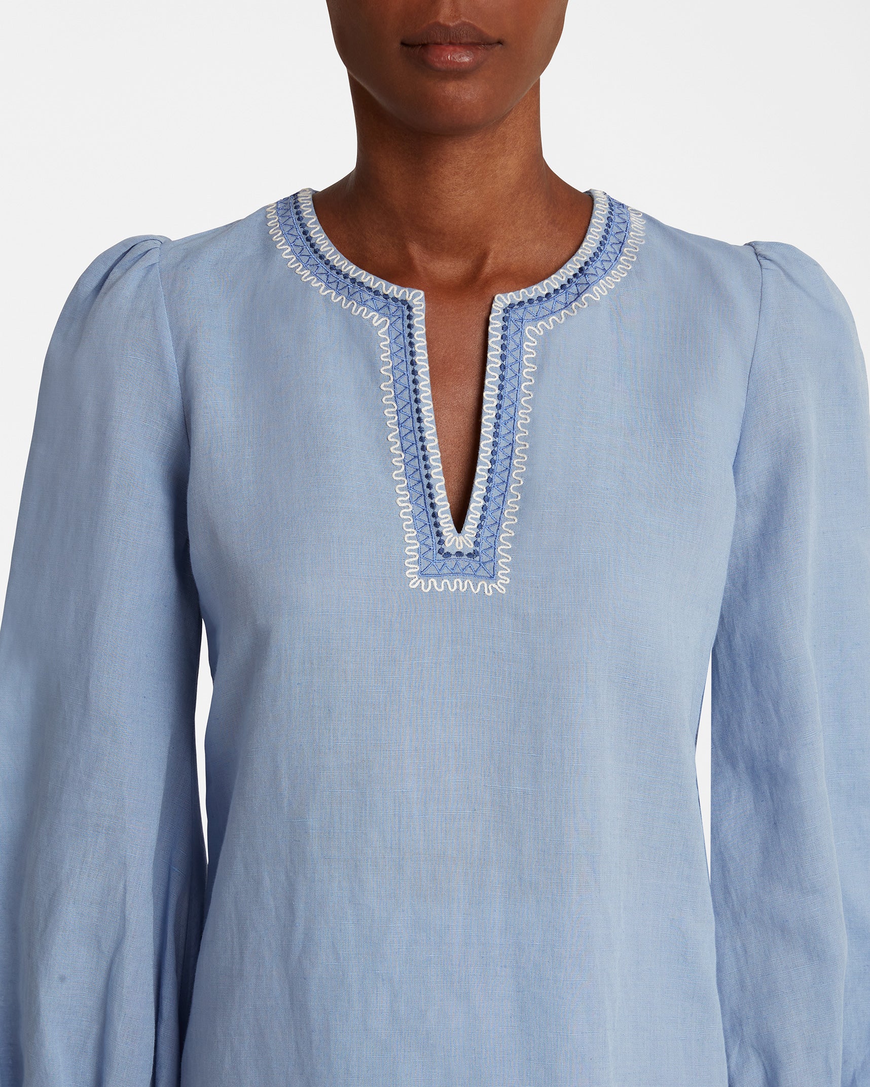 Vera Blouse With Chios Embroidery