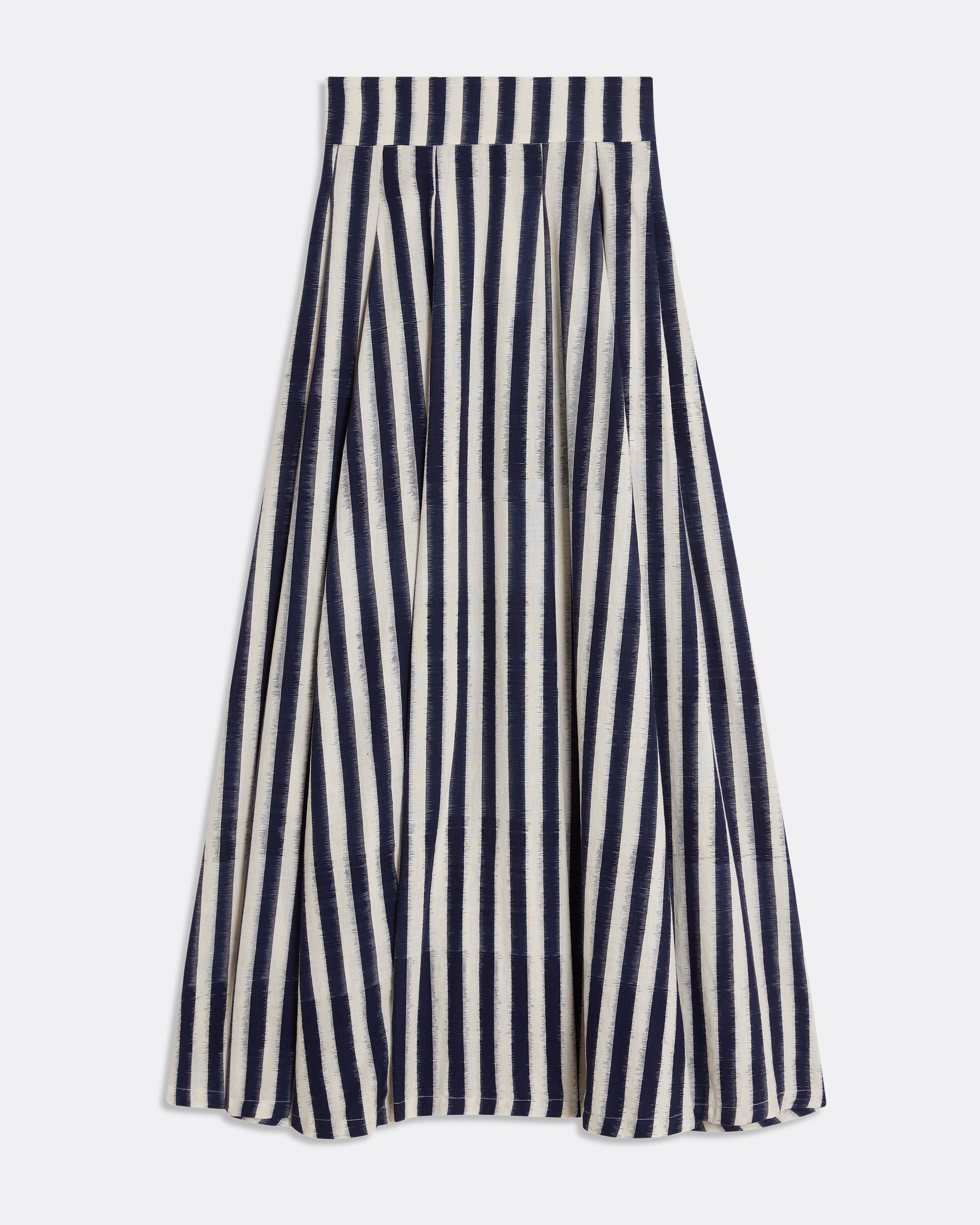 Flaminia Skirt in Ikat Stripes