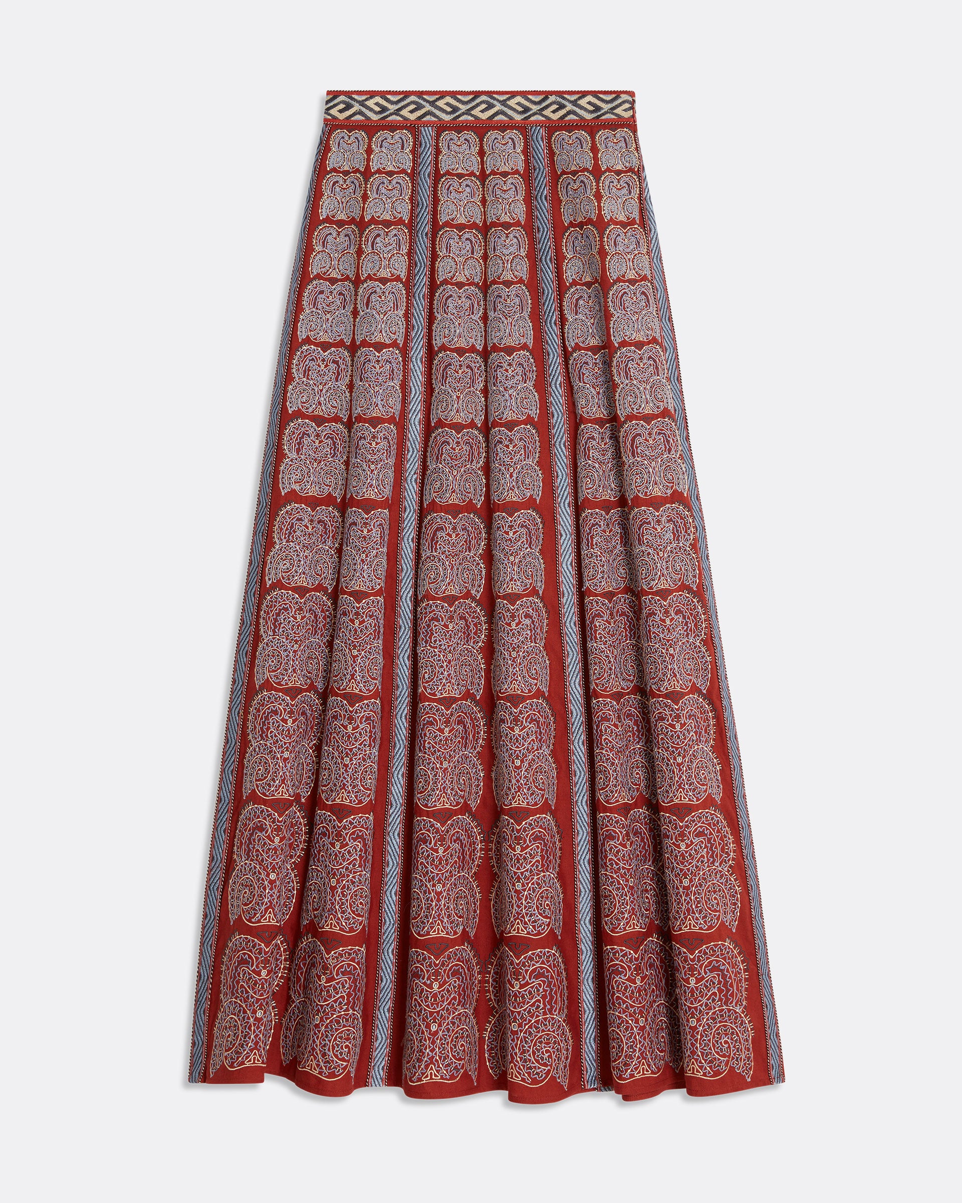 Camille Skirt with Karabuk Embroidery