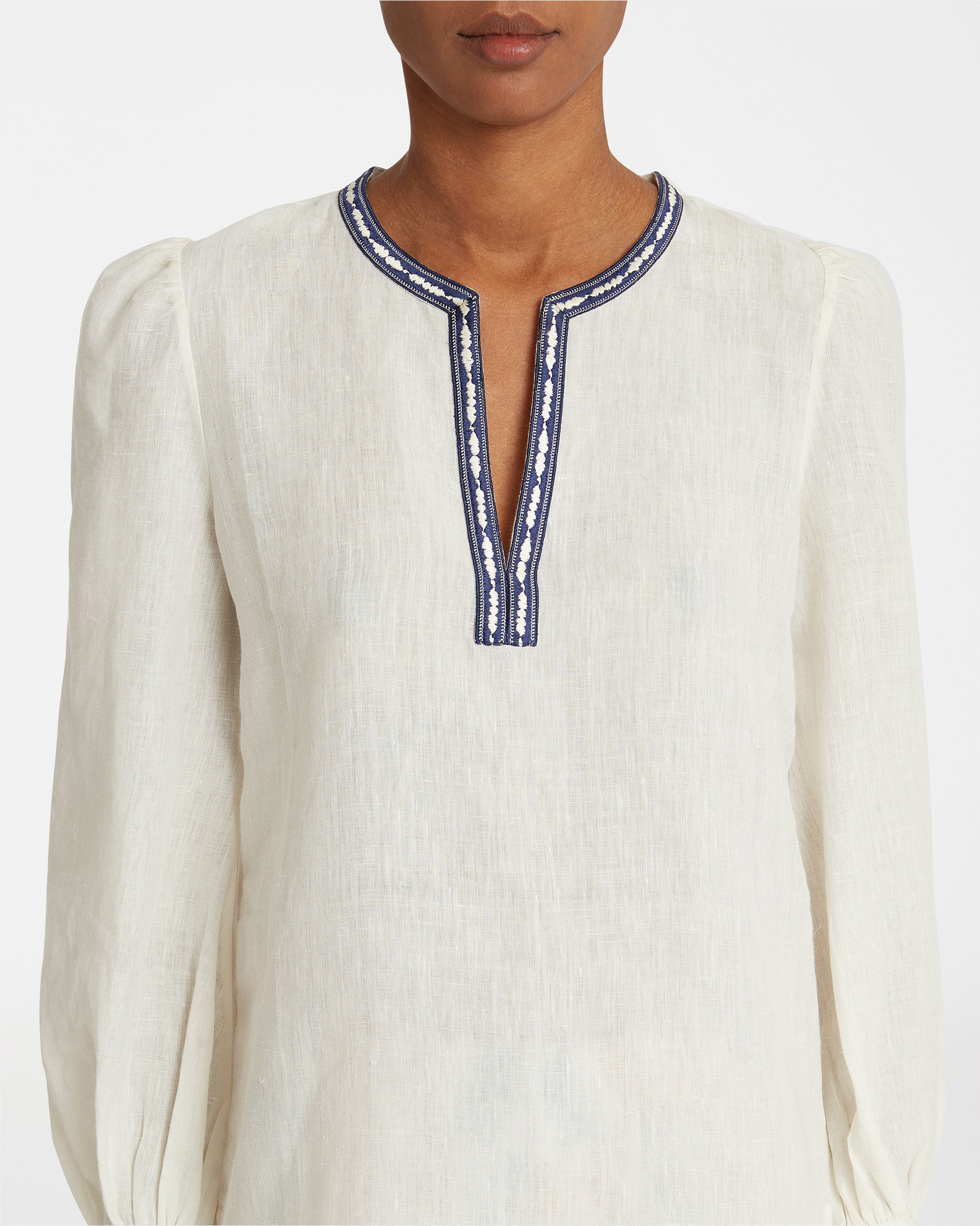 Vera Blouse in Handloom Linen