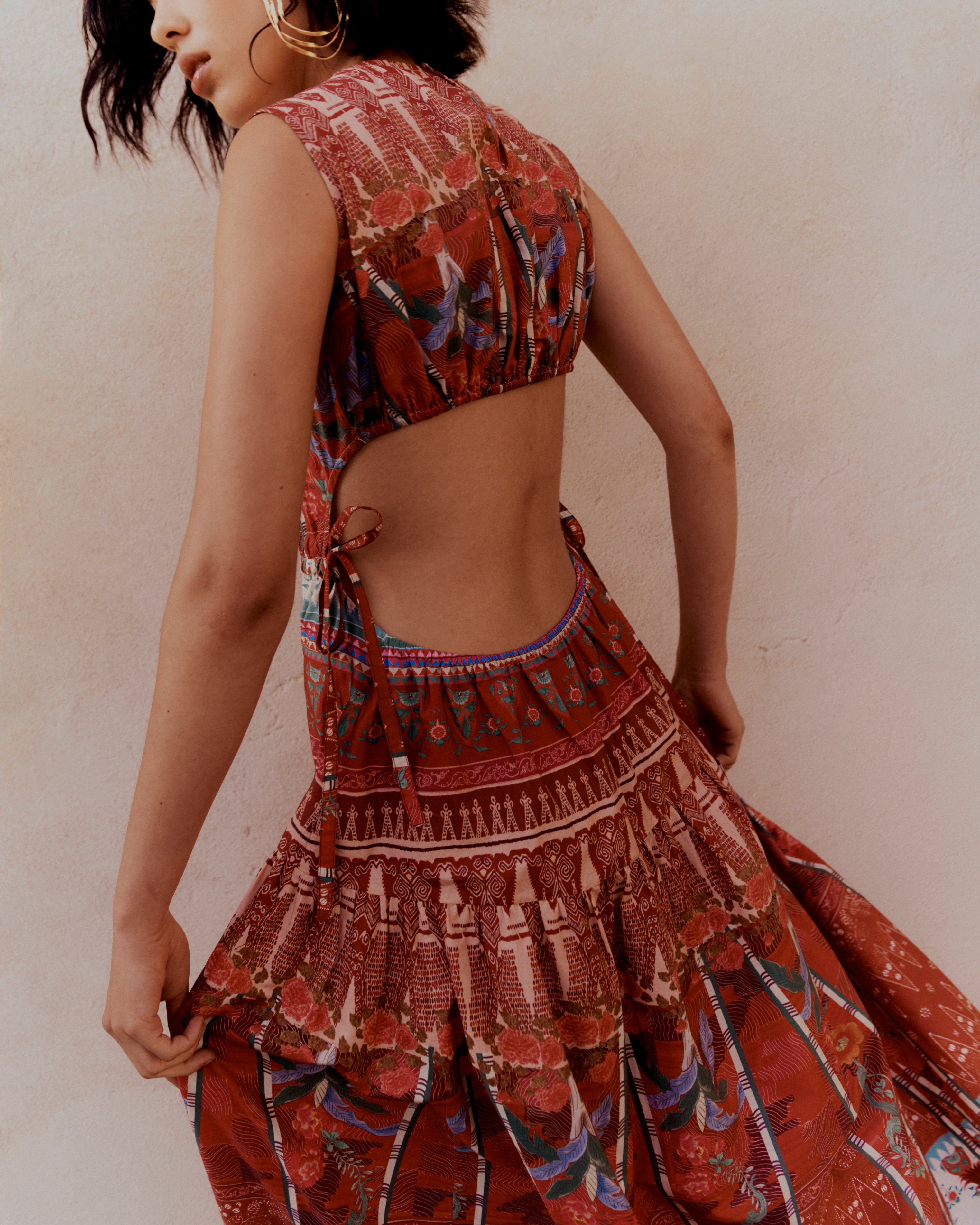 Pulcheria Dress in Saladin Print