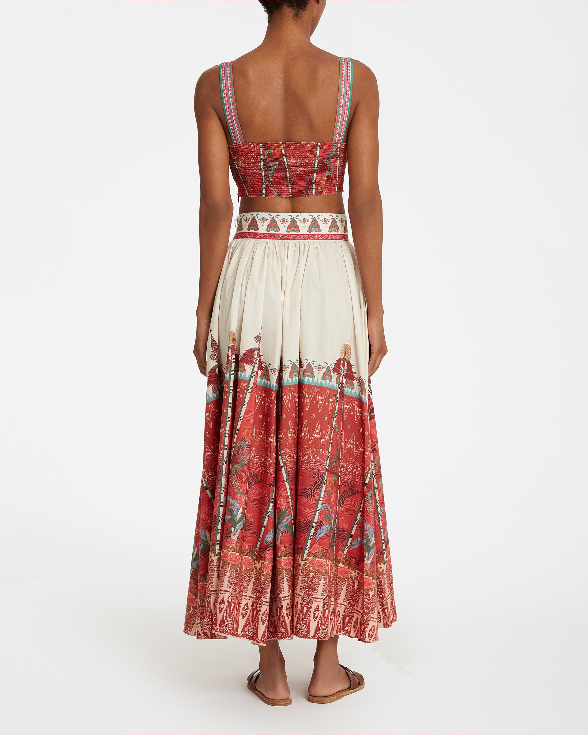 Ombretta Skirt in Saladin Print