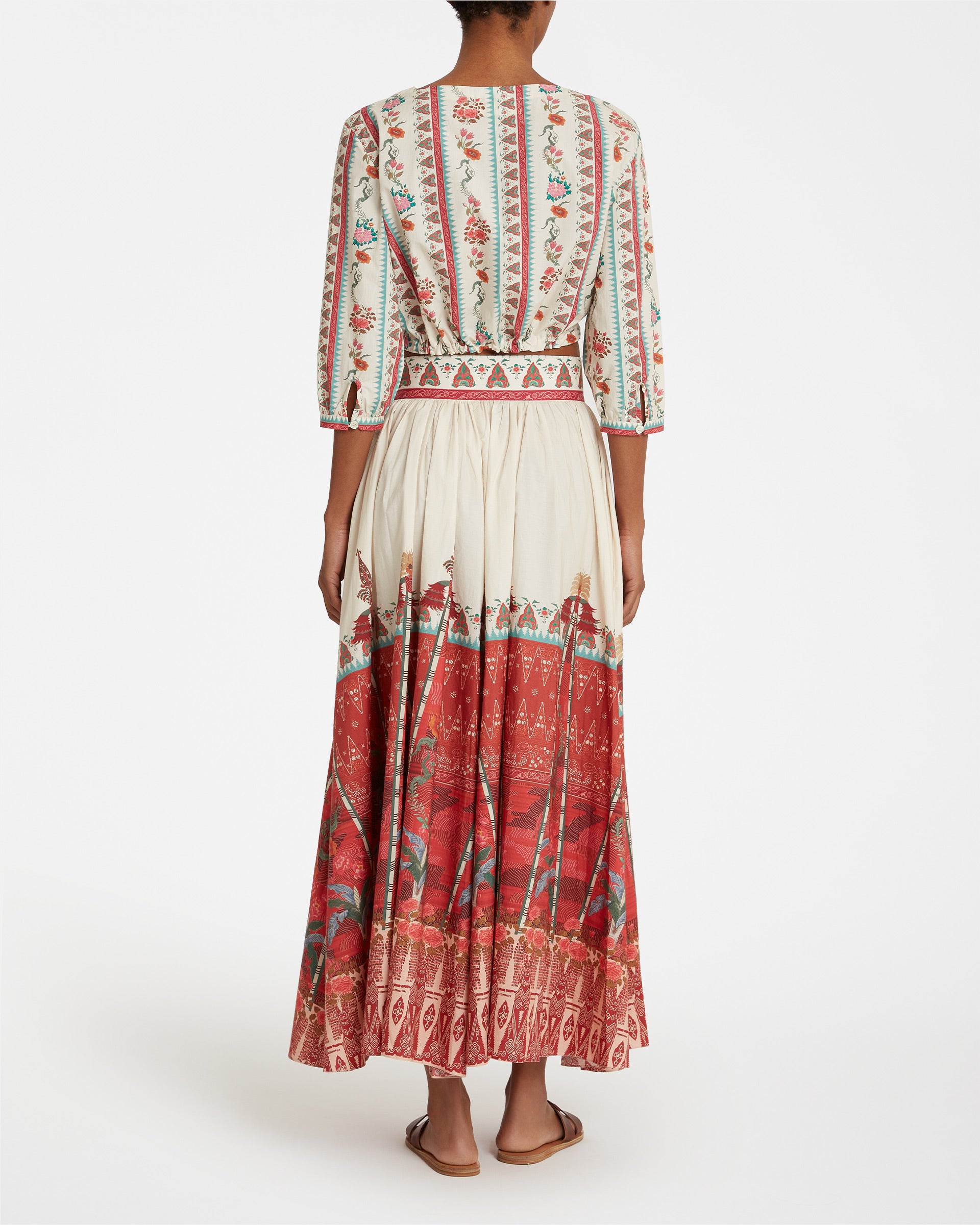 New Jinny Blouse in Saladin Print