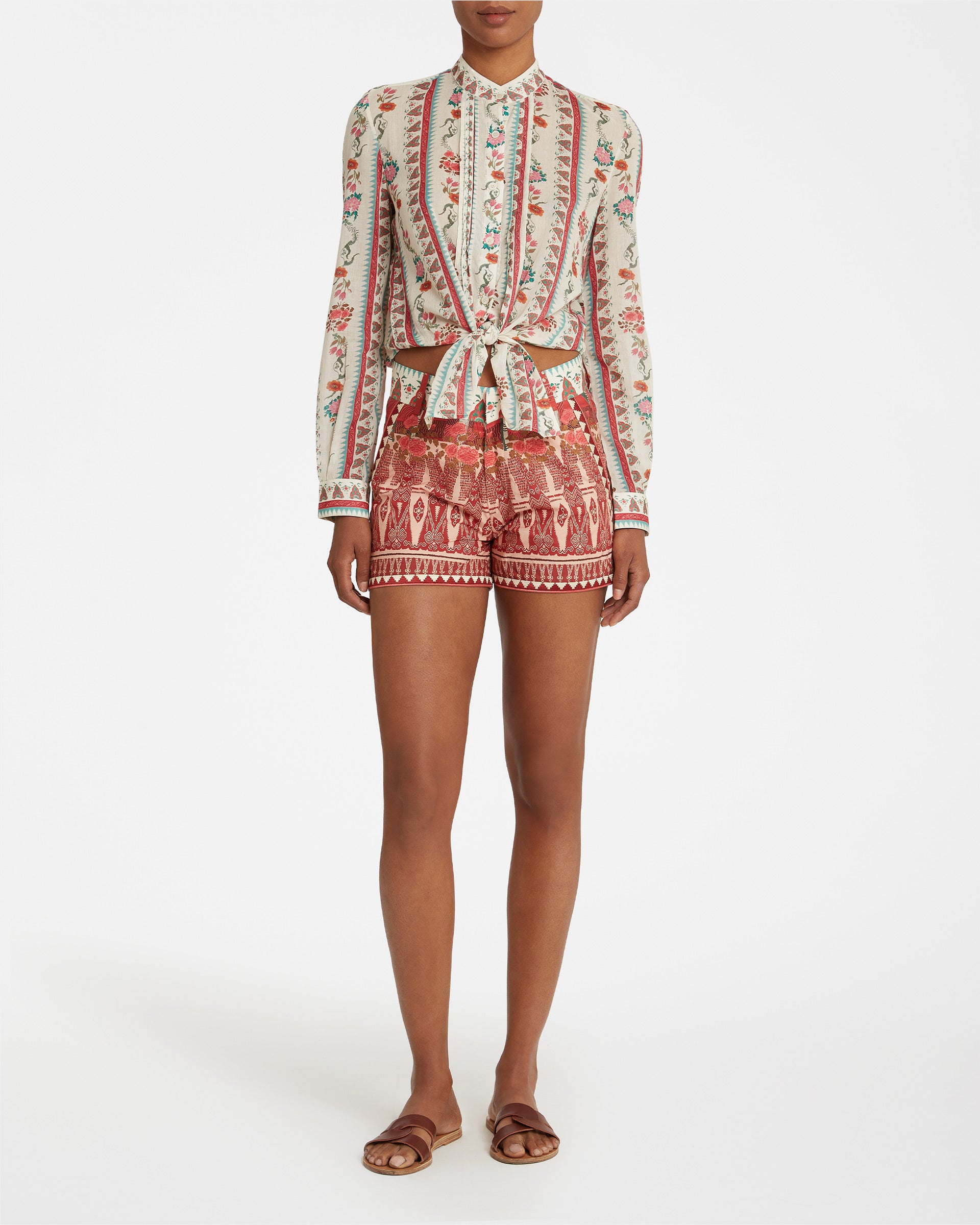 Chiara Shirt in Saladin Print