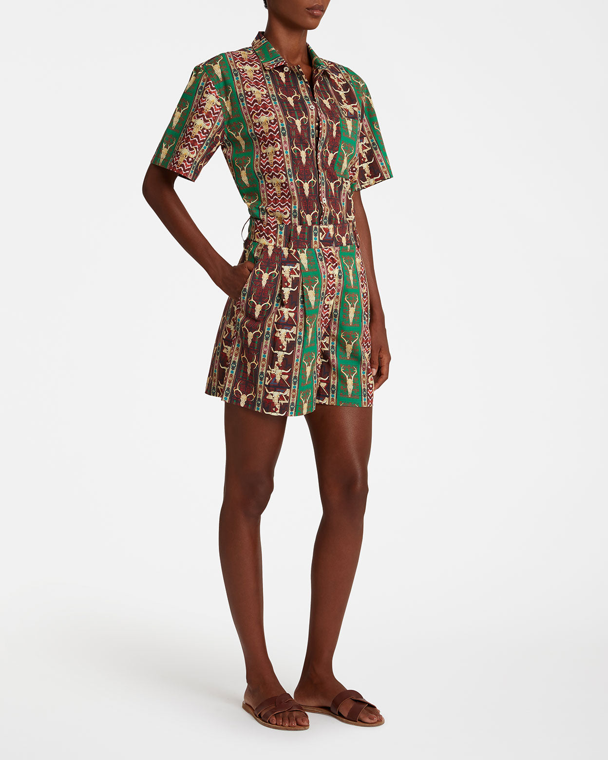 Beatrice Shorts in Arizona Print