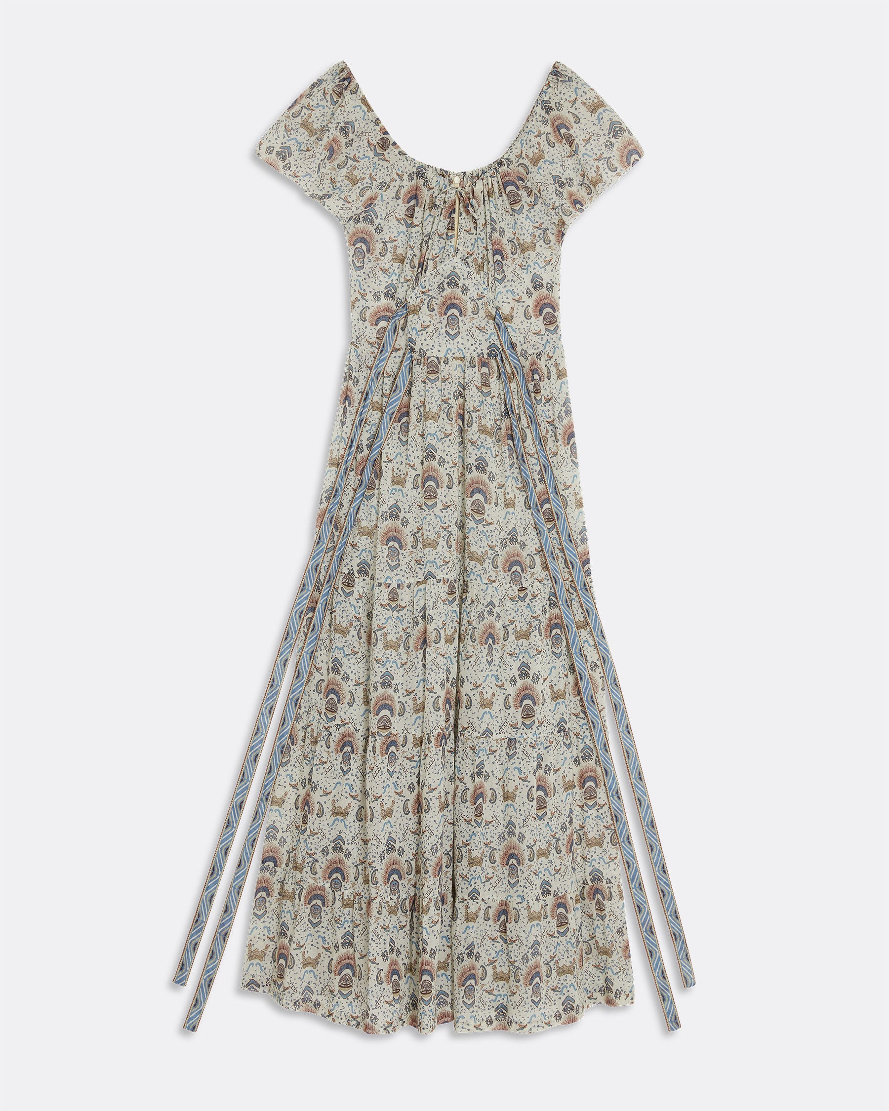 Chloe Dress in Batik Print