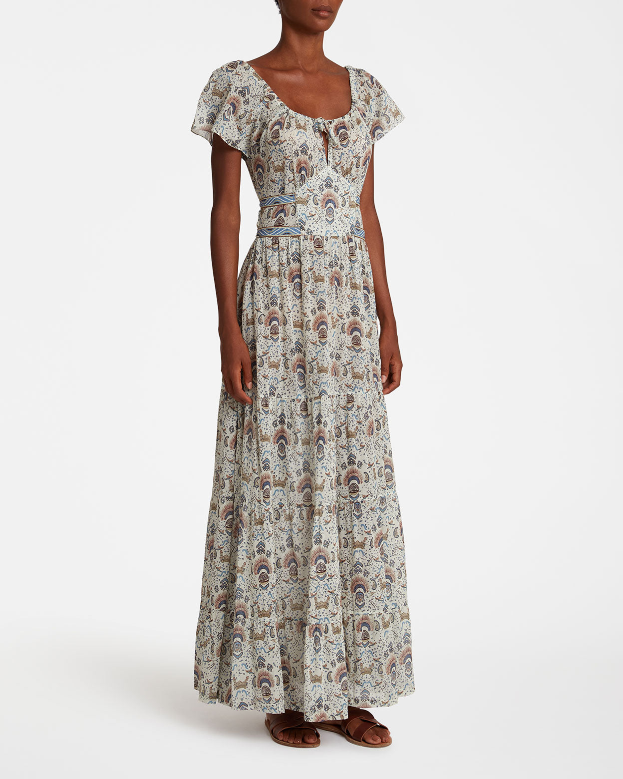 Chloe Dress in Batik Print