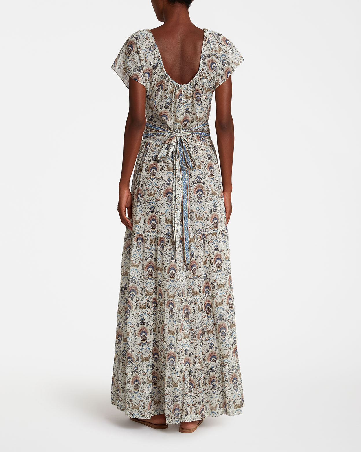 Chloe Dress in Batik Print