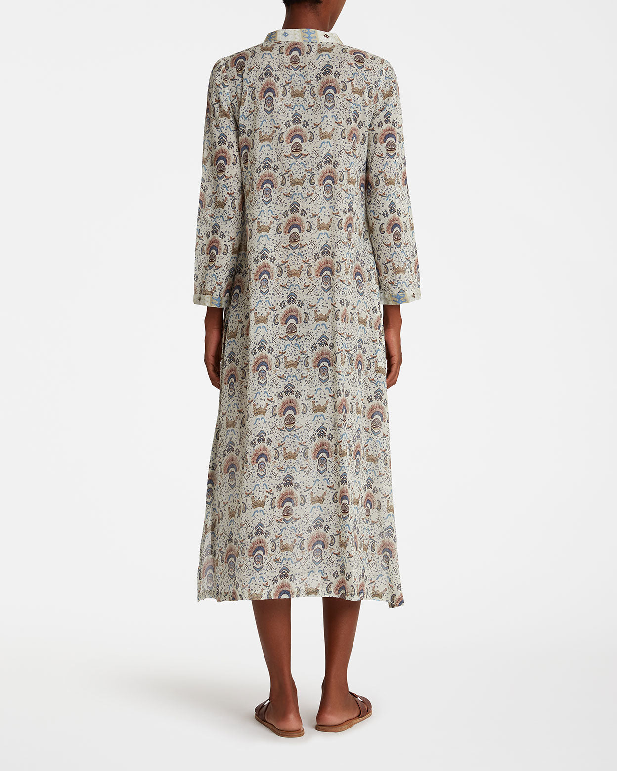 Giada Caftan in Batik Print