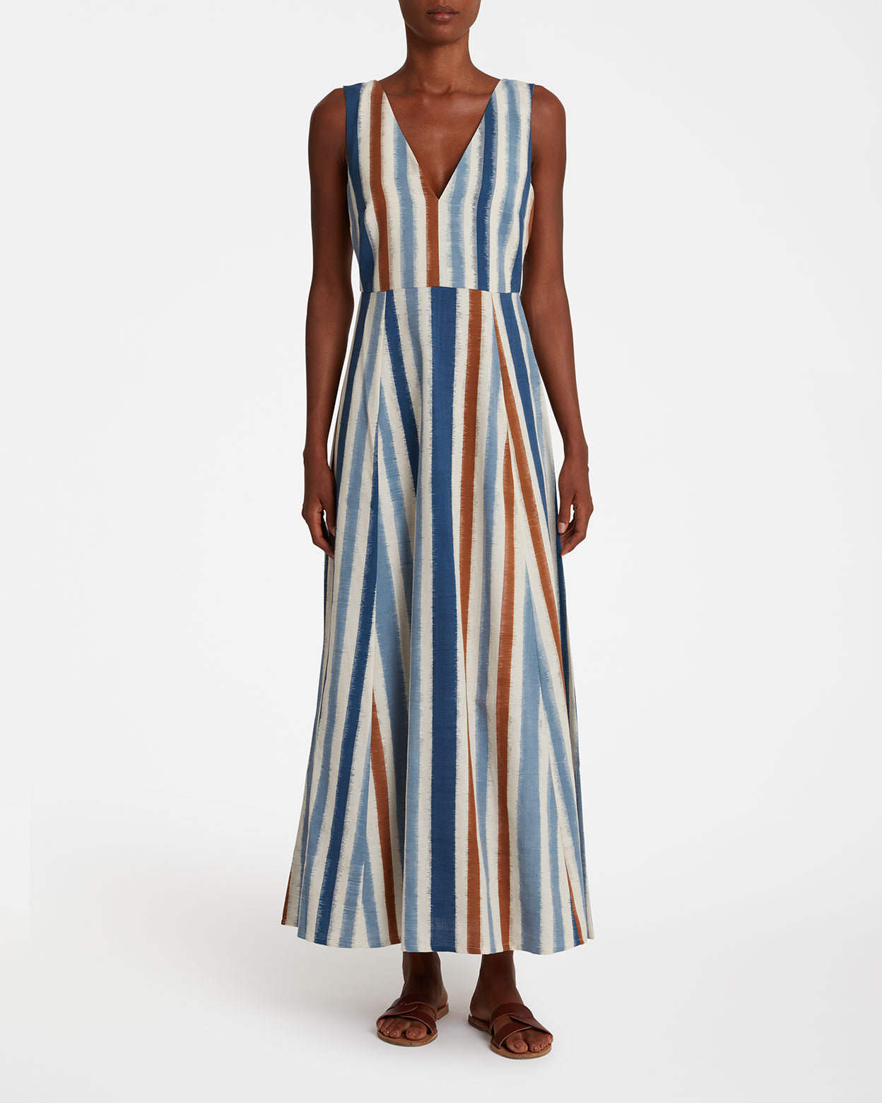 Nellie Dress in French Stripes
