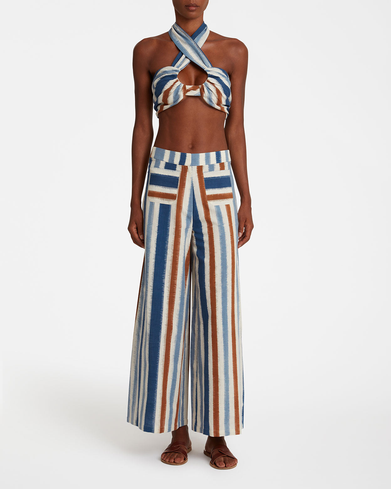 Adele Pant in French Stripes