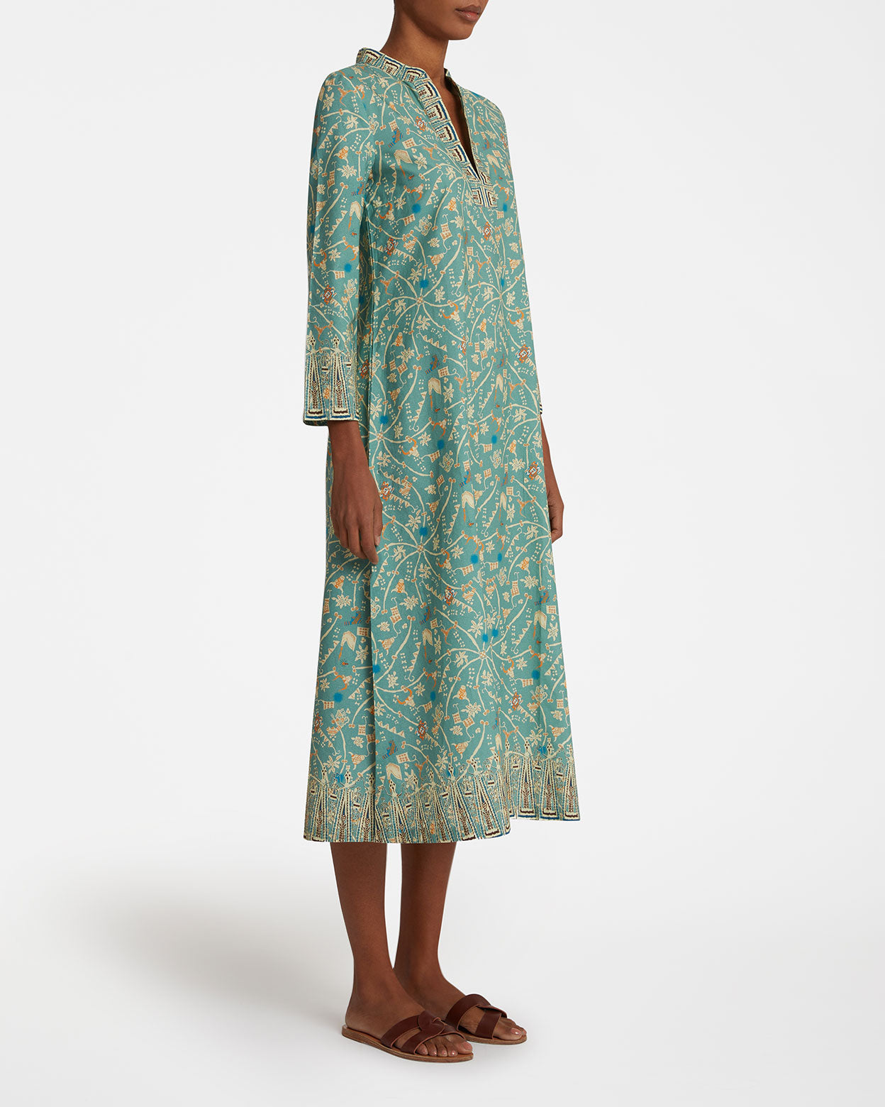 Giada Caftan in Girandole Print