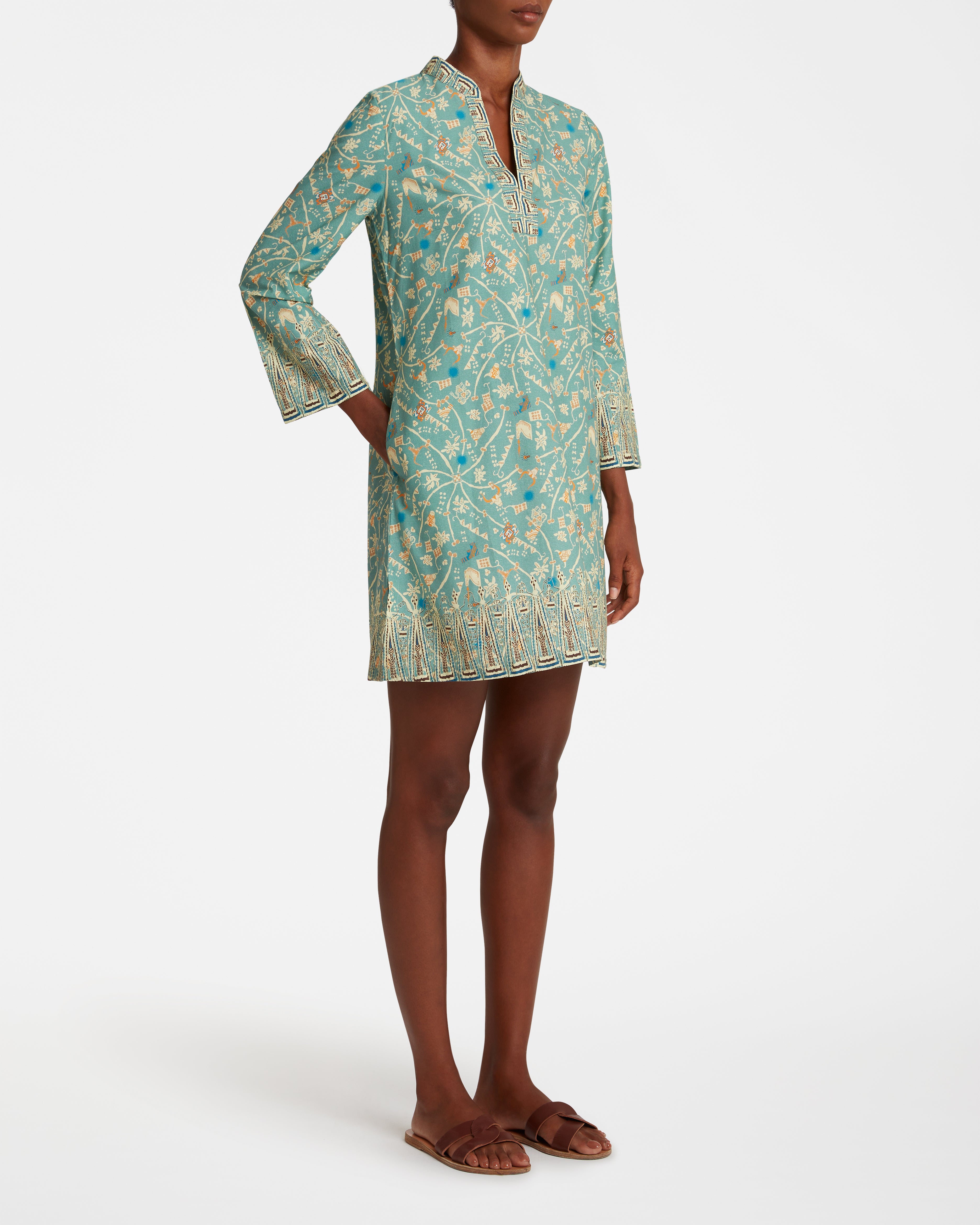 Sarah Caftan in Girandole Print