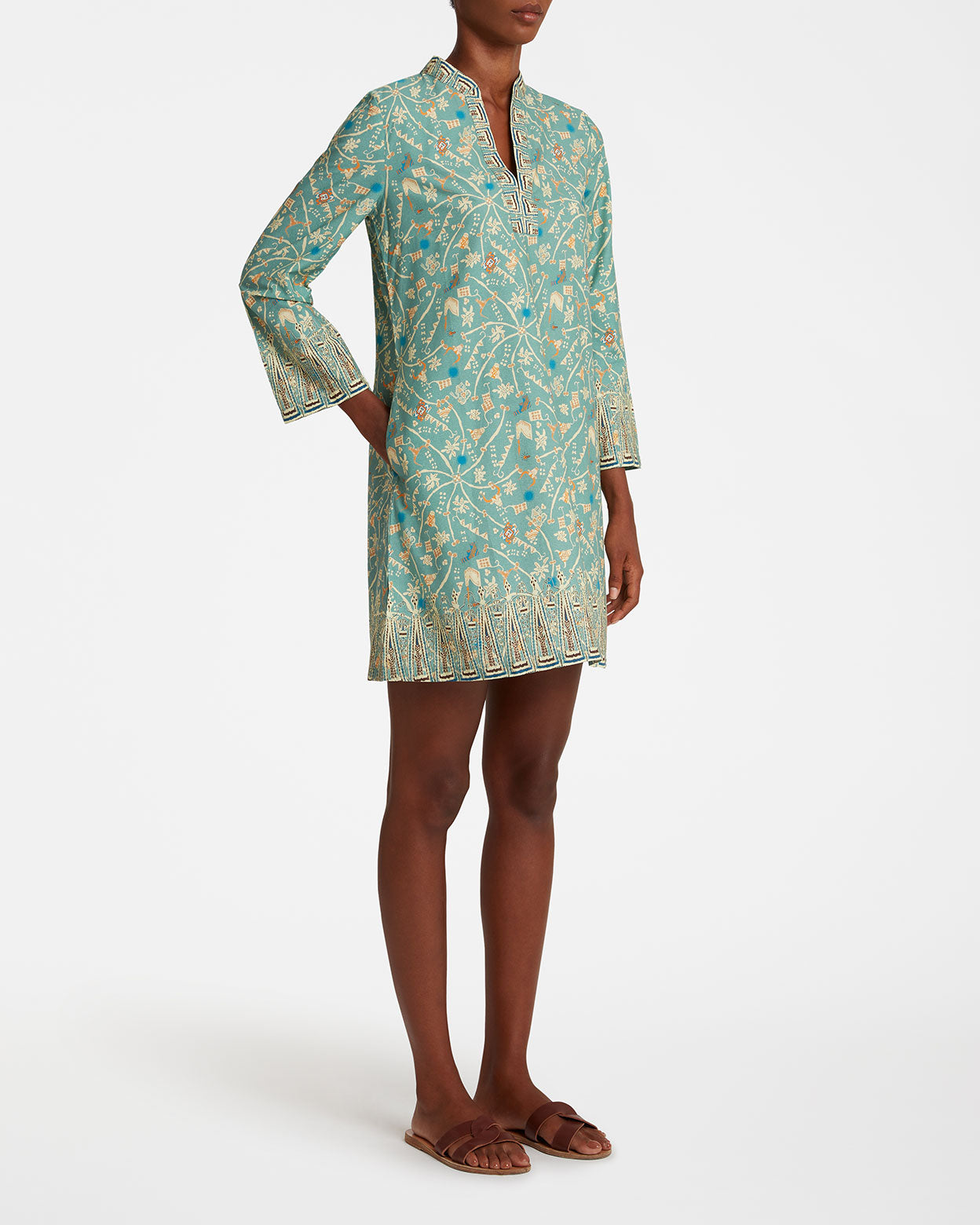 Sarah Caftan in Girandole Print