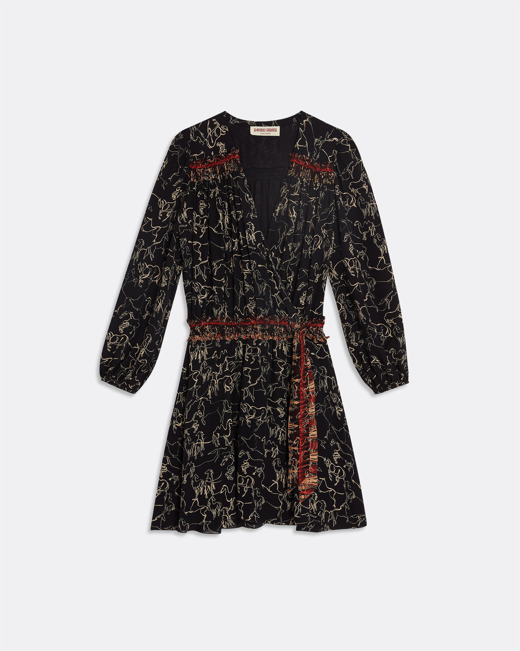 Shelby Dress in Wild Horse print