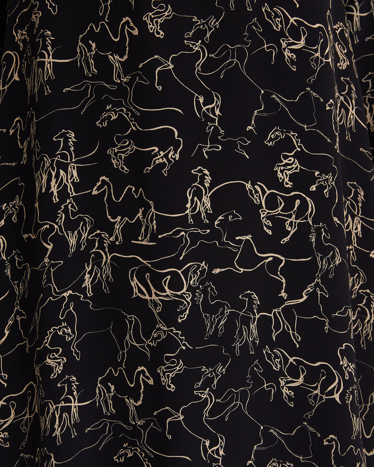 Shelby Dress in Wild Horse print
