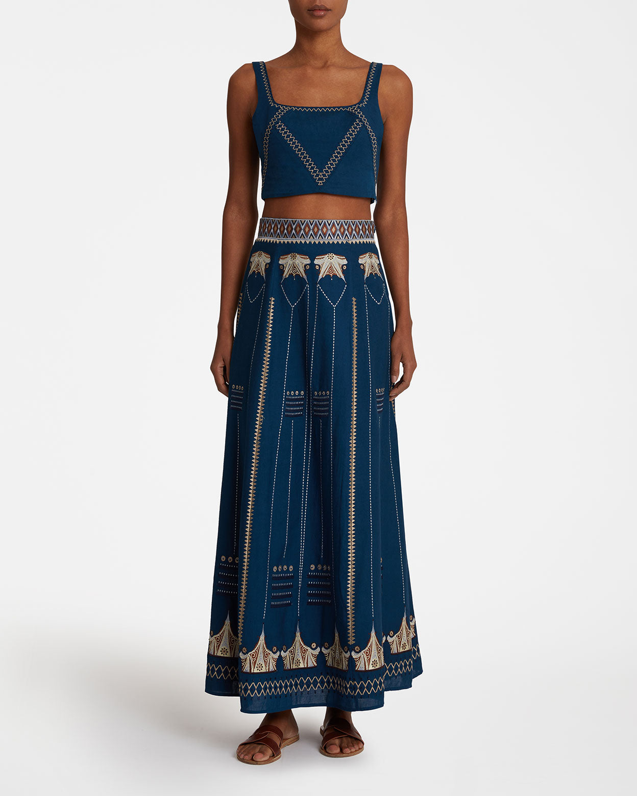 Camille Skirt with Samarcanda Embroidery