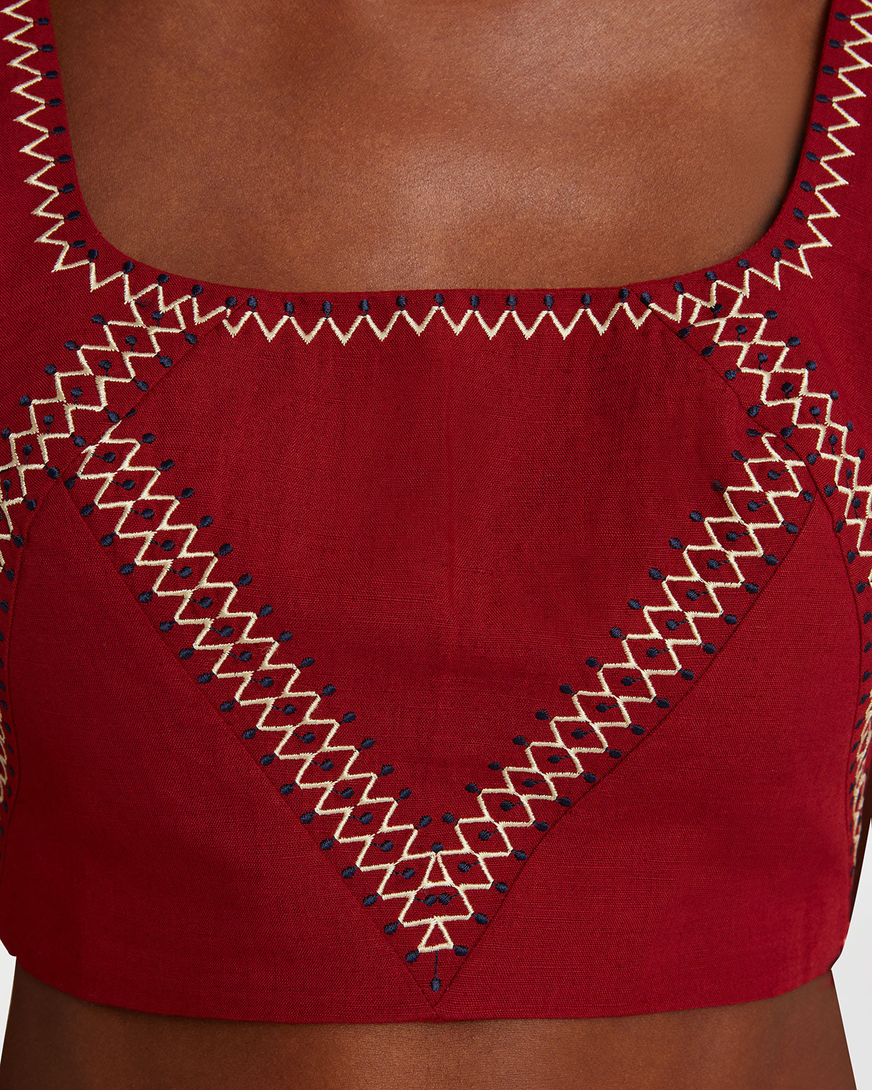Cindarella Top With Samarcanda Embroidery