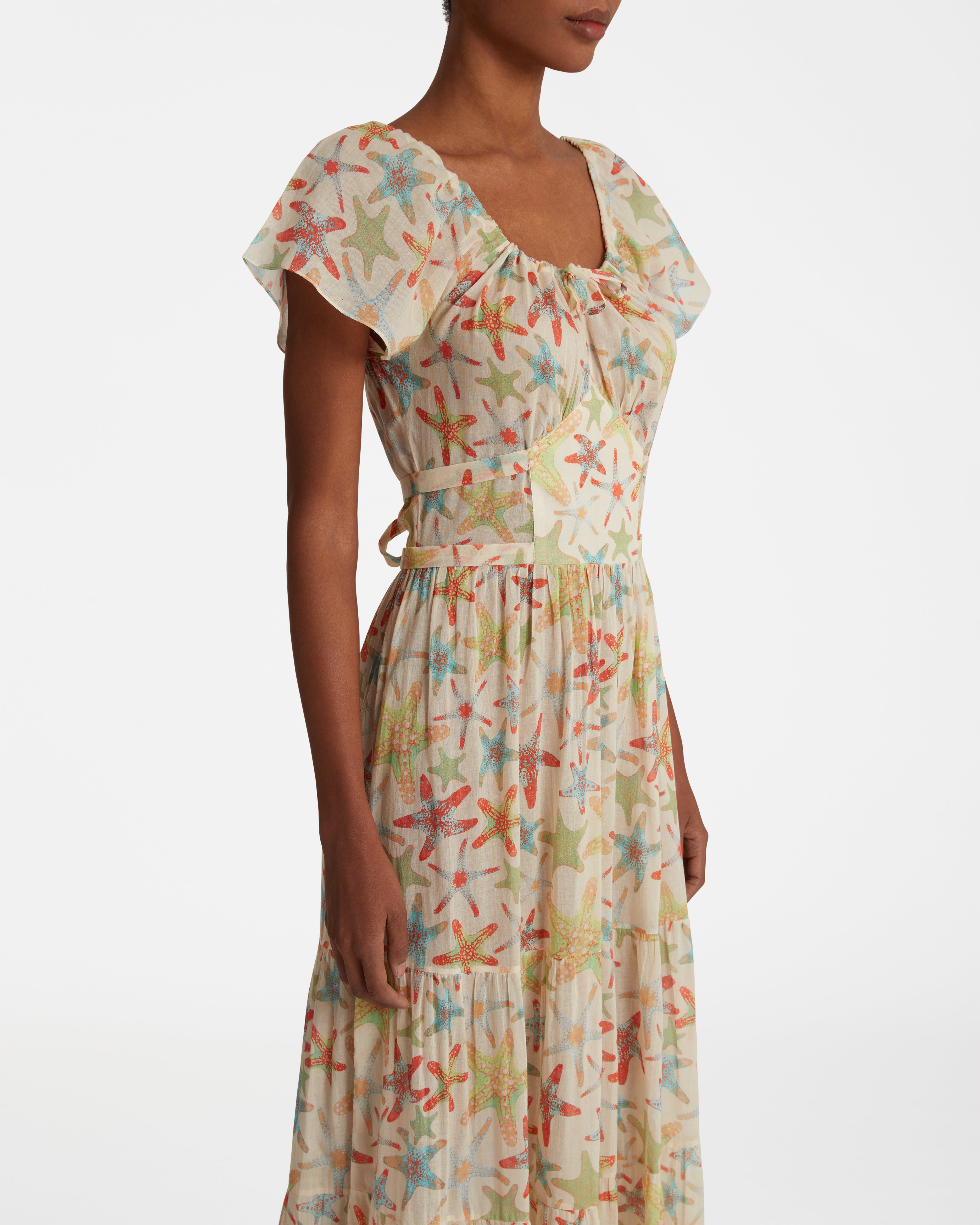 Chloe Dress In Sea Stars