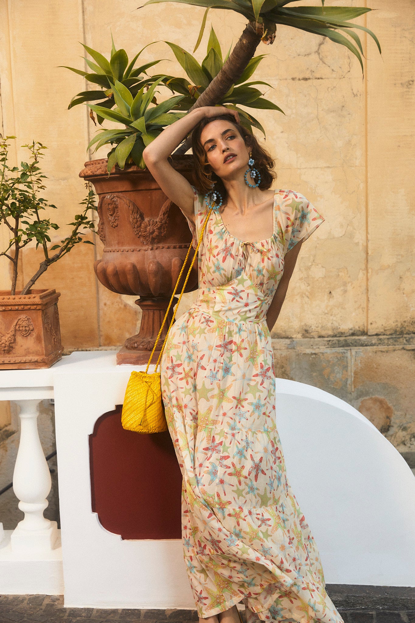 Chloe Dress In Sea Stars