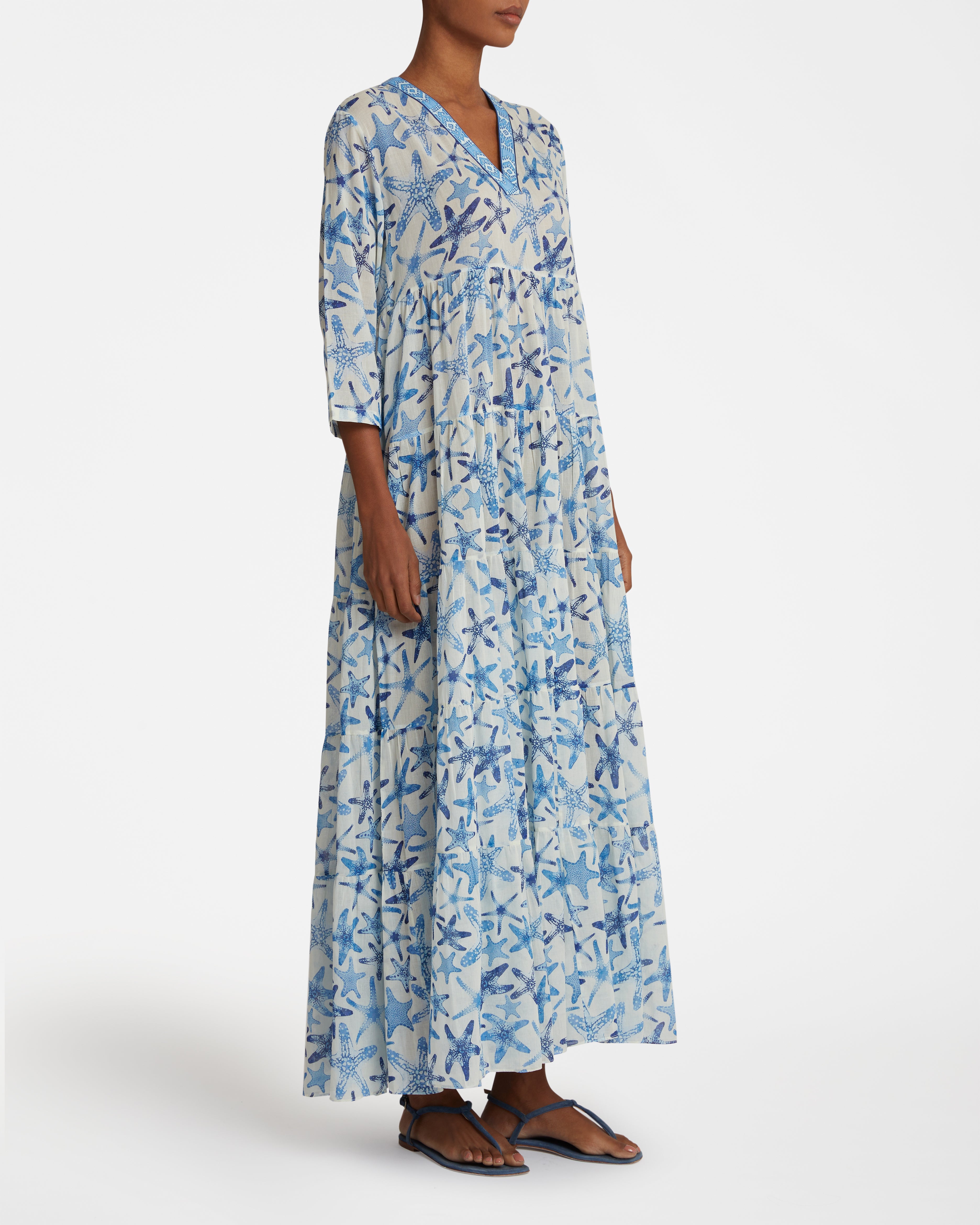 Alba Caftan In Sea Stars