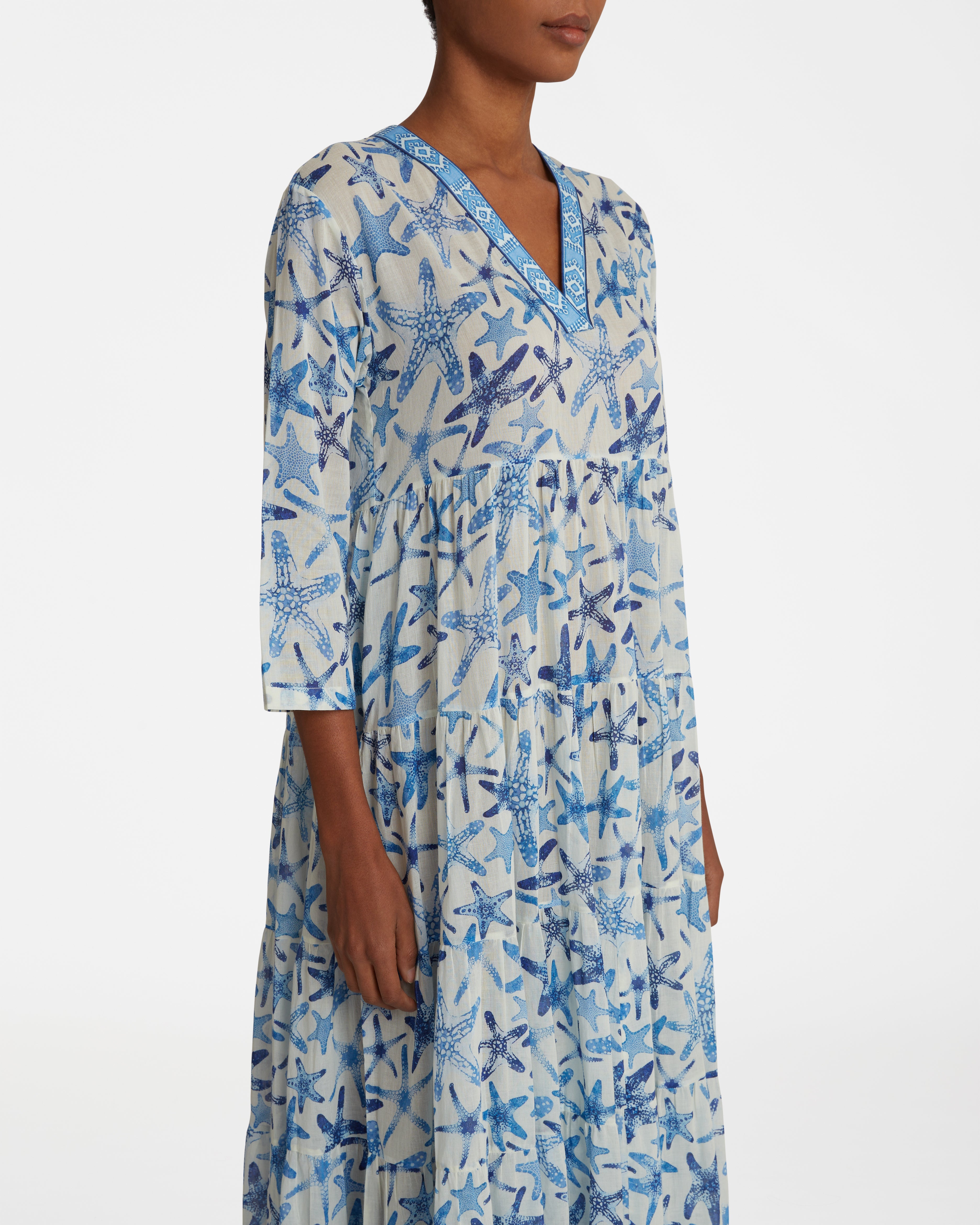 Alba Caftan In Sea Stars