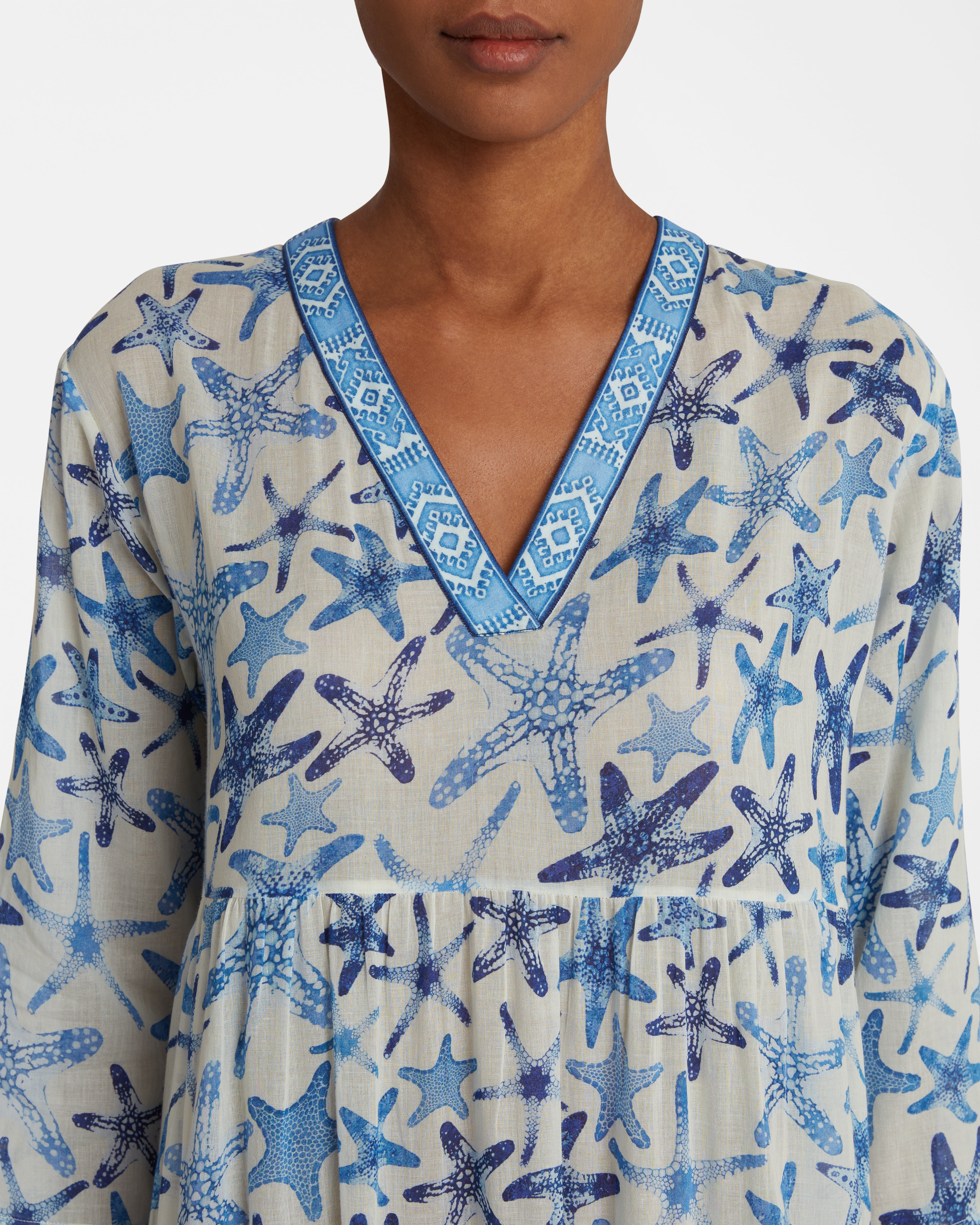 Alba Caftan In Sea Stars