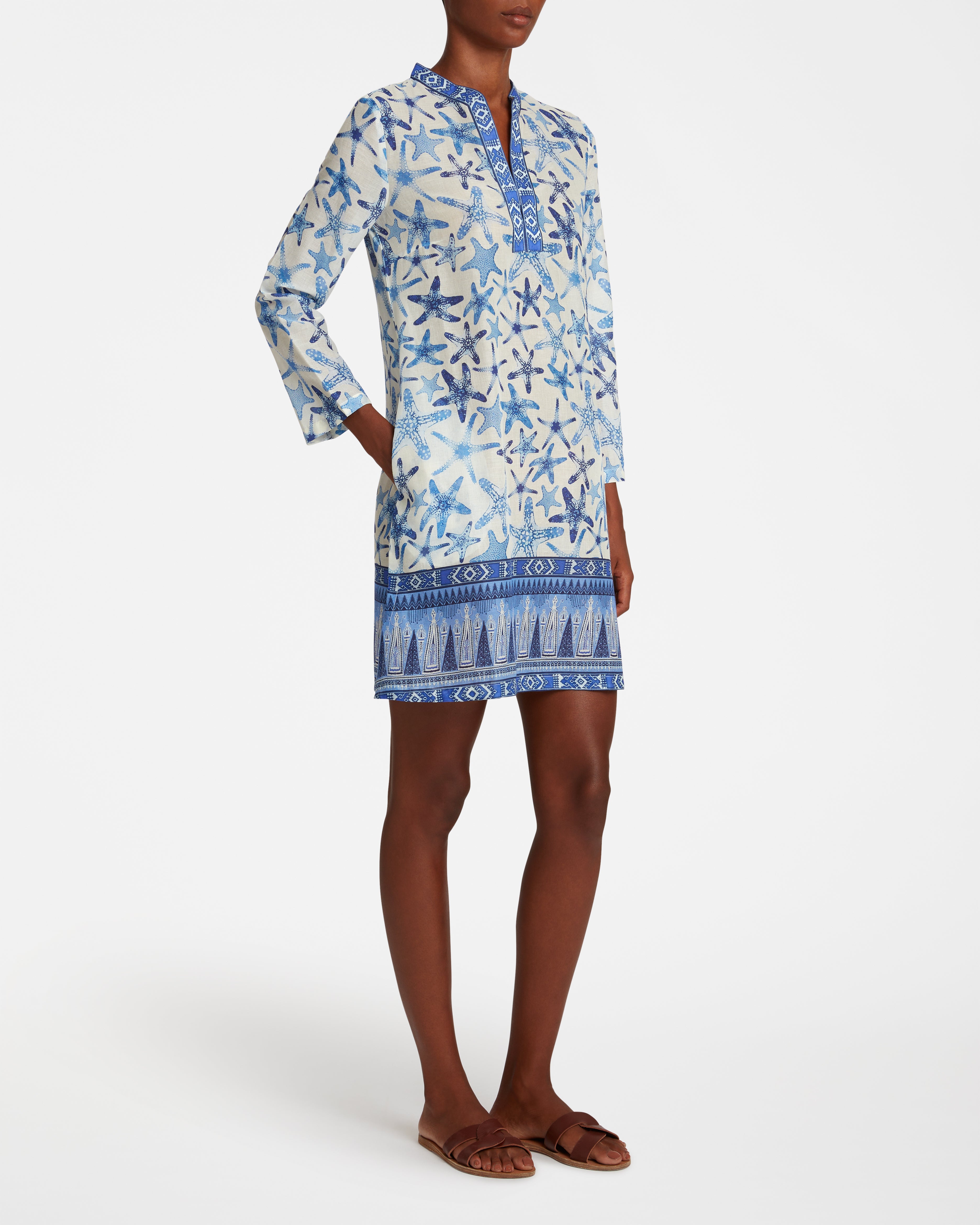 Sarah Caftan In Sea Stars