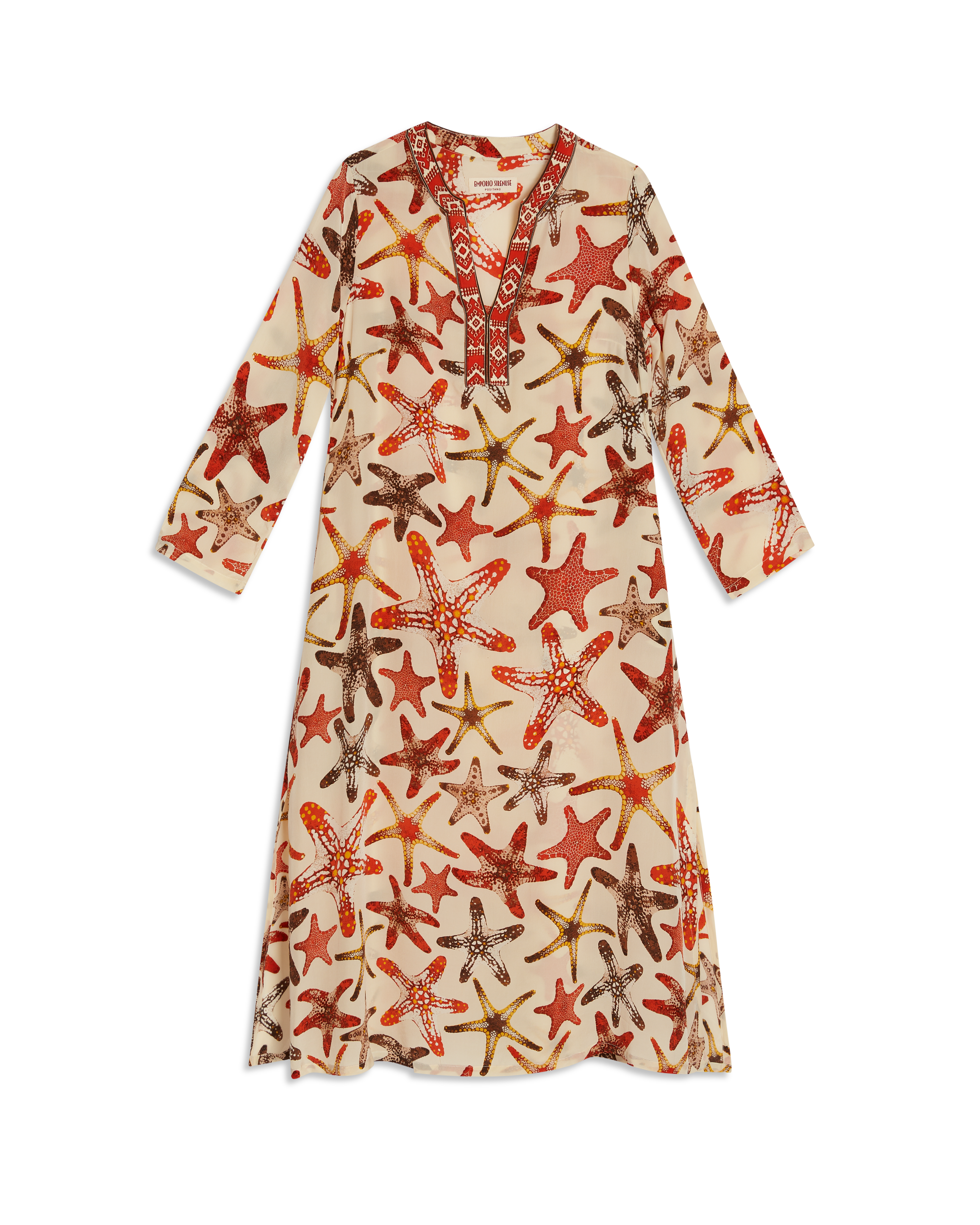 Mintha Caftan In Starfish Print