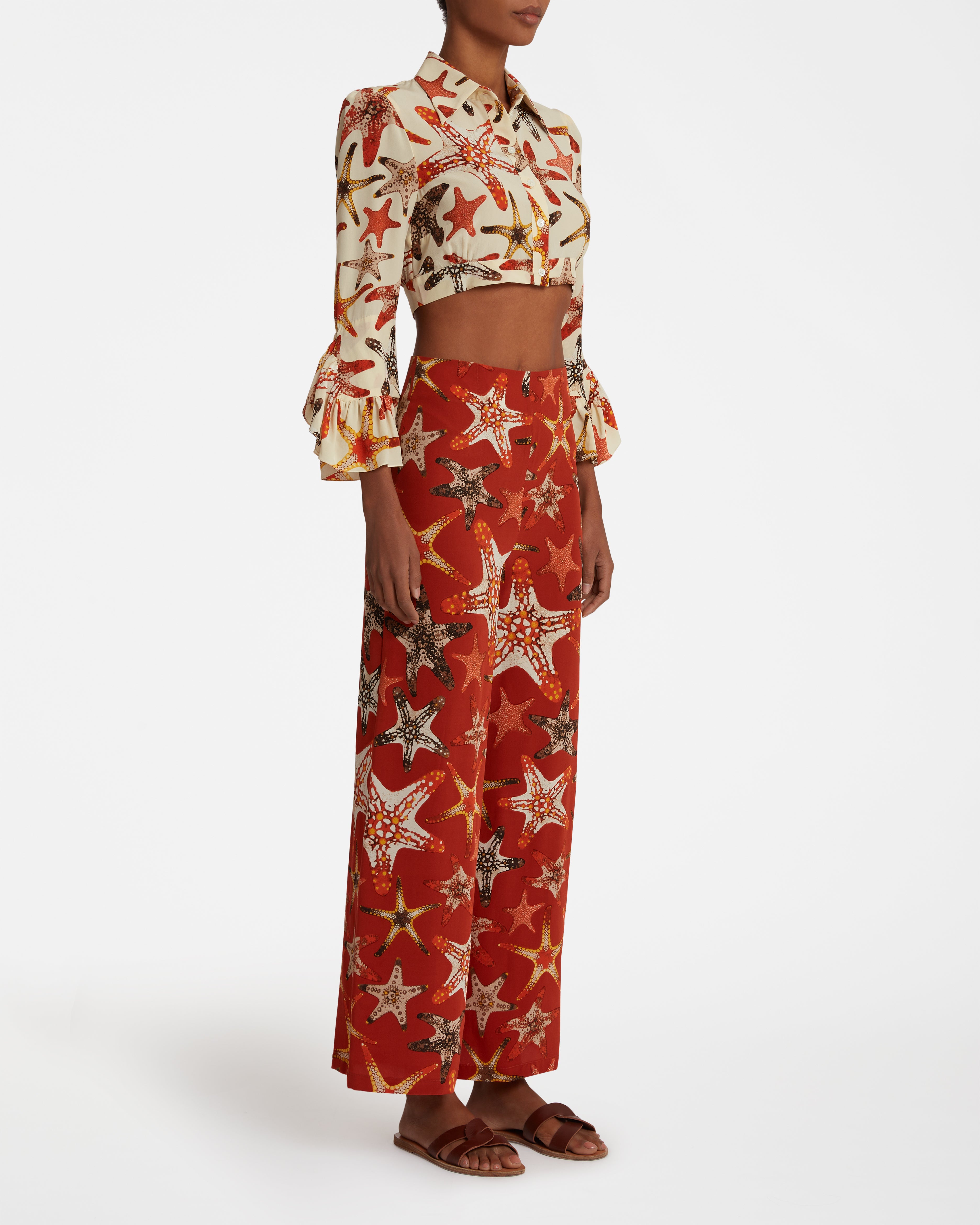 Stephan Pants In Starfish Print