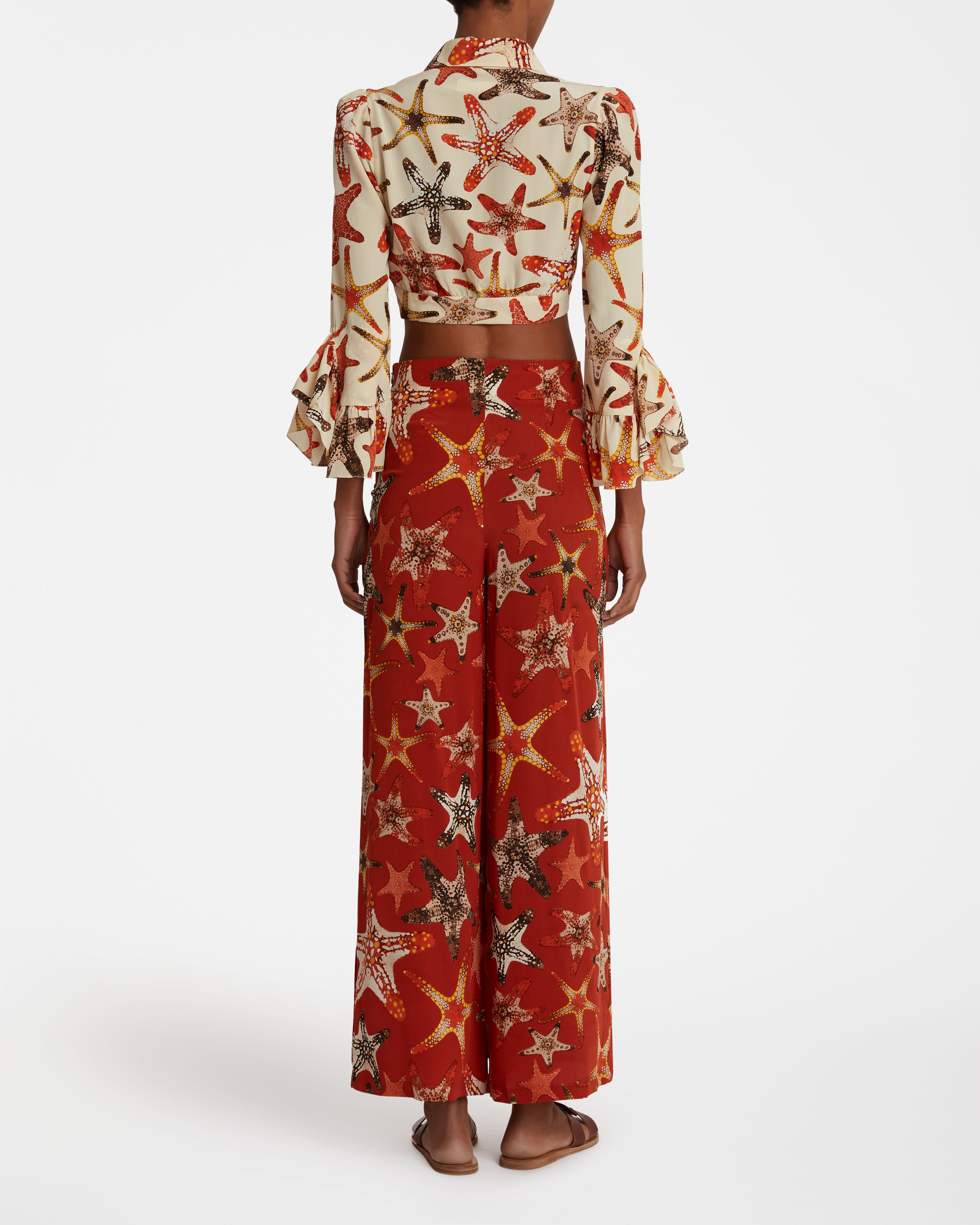 Stephan Pants In Starfish Print