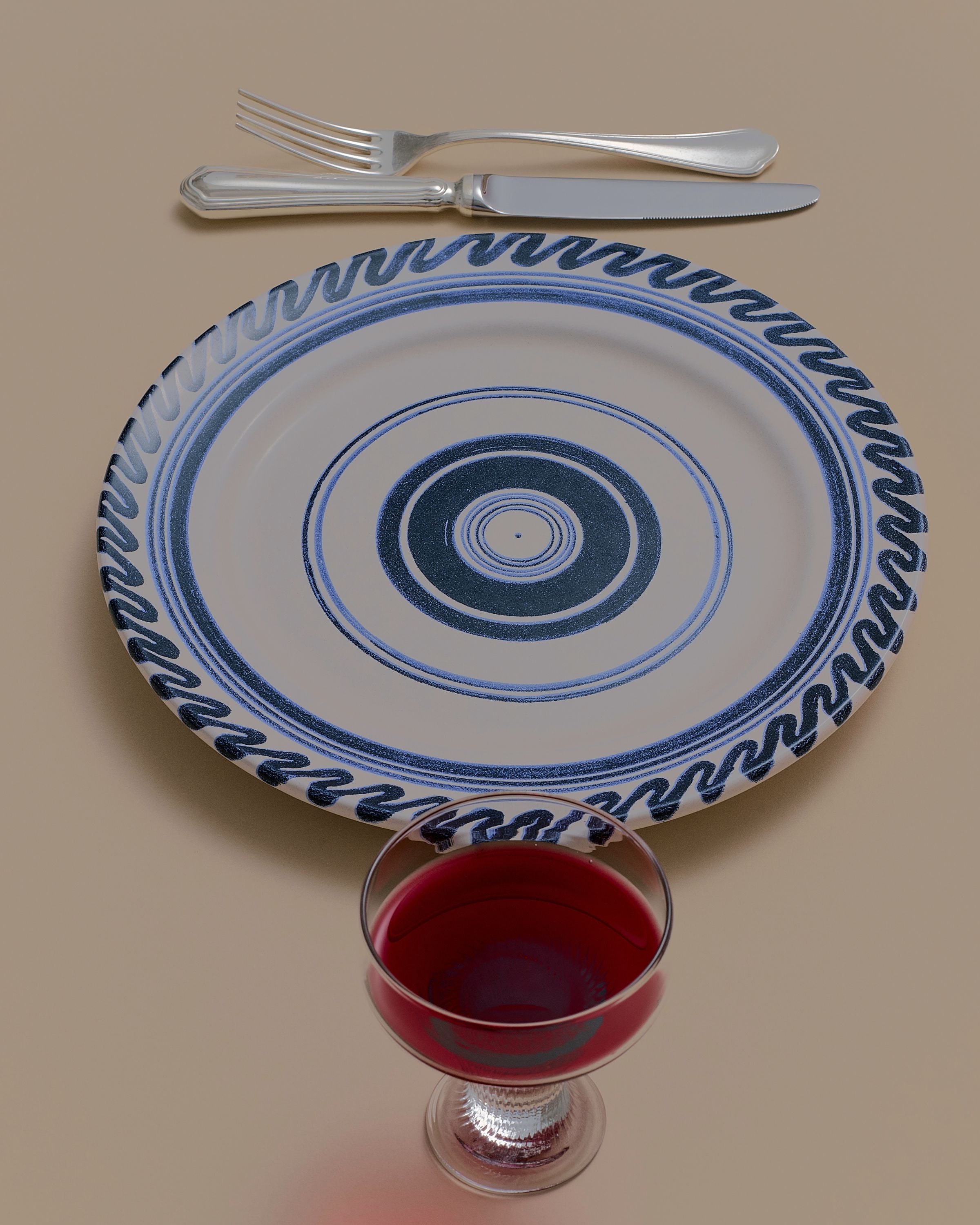 Waves Dinner Plate