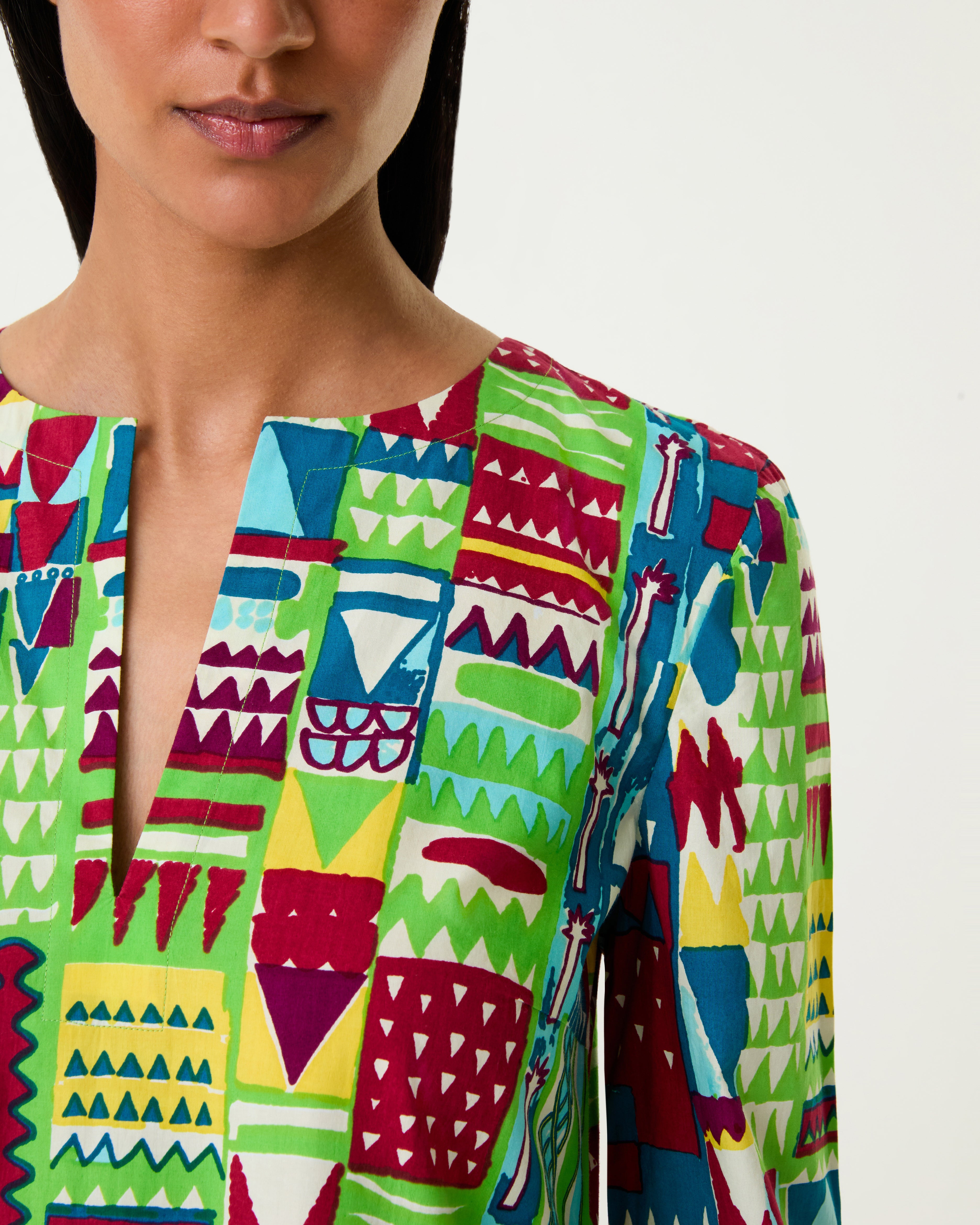 Giada Caftan in Afrika Print