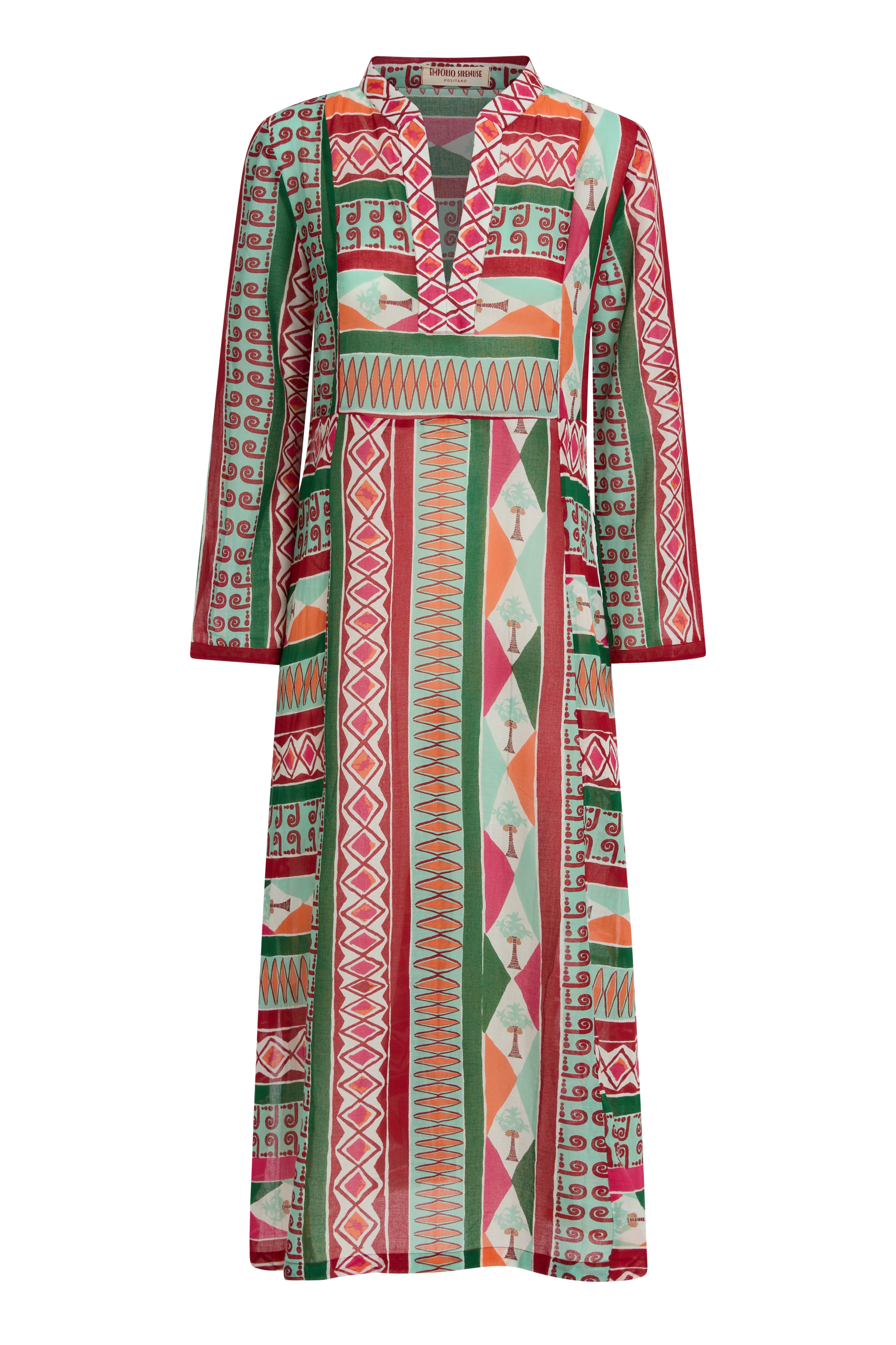 Giada Caftan in Arlecchino Print