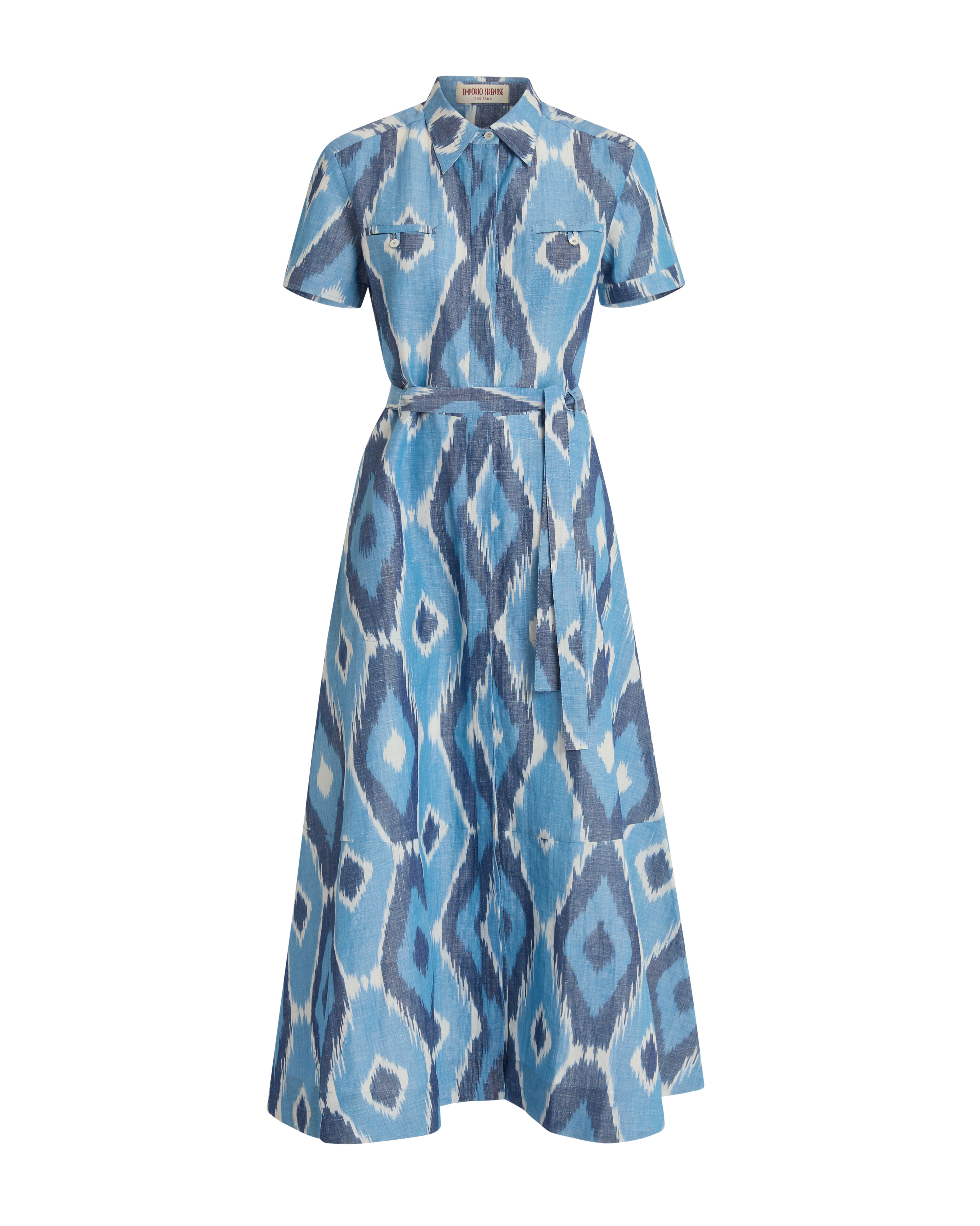 Giselle Dress in Diamond Ikat