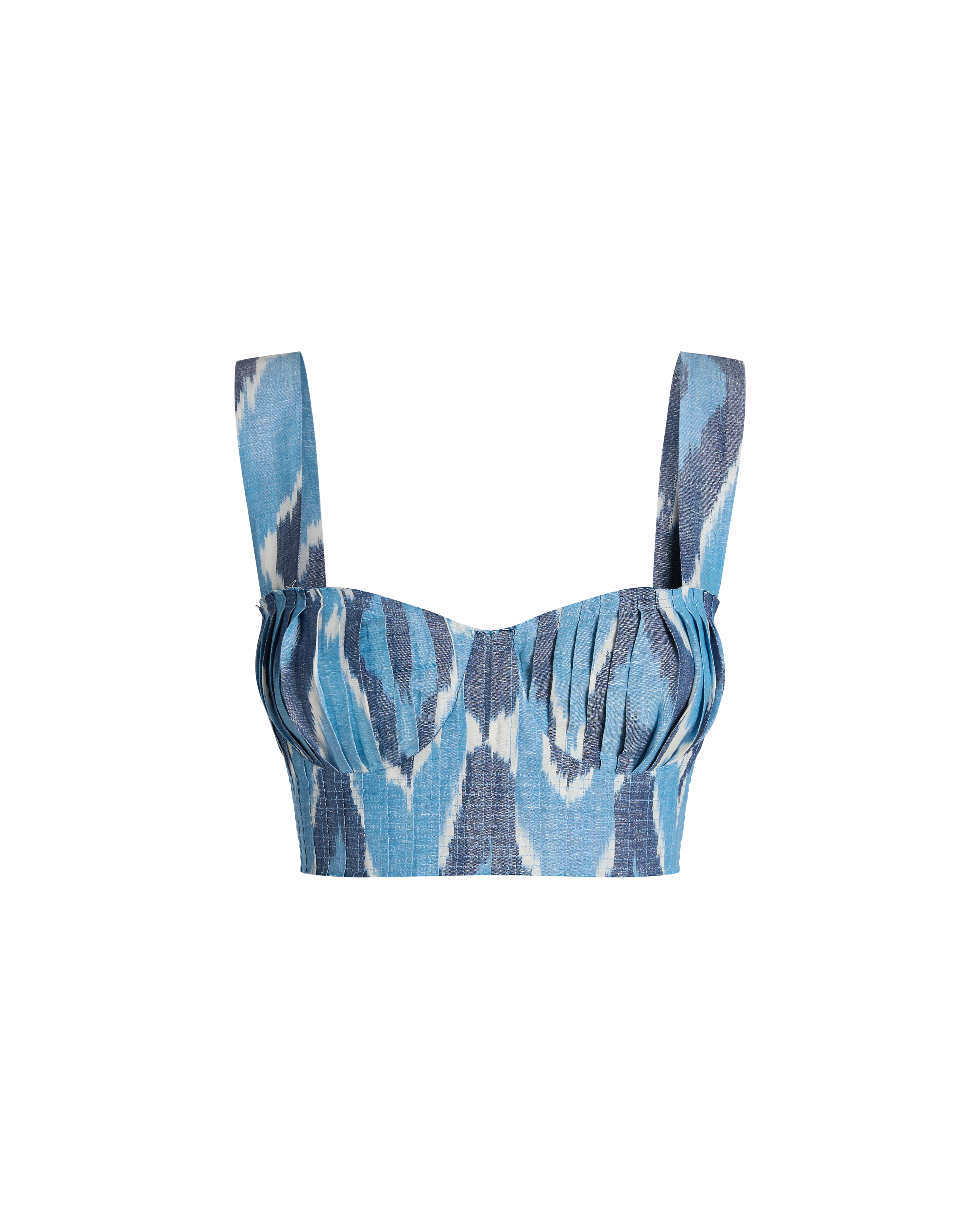 Dalia Top in Diamond Ikat