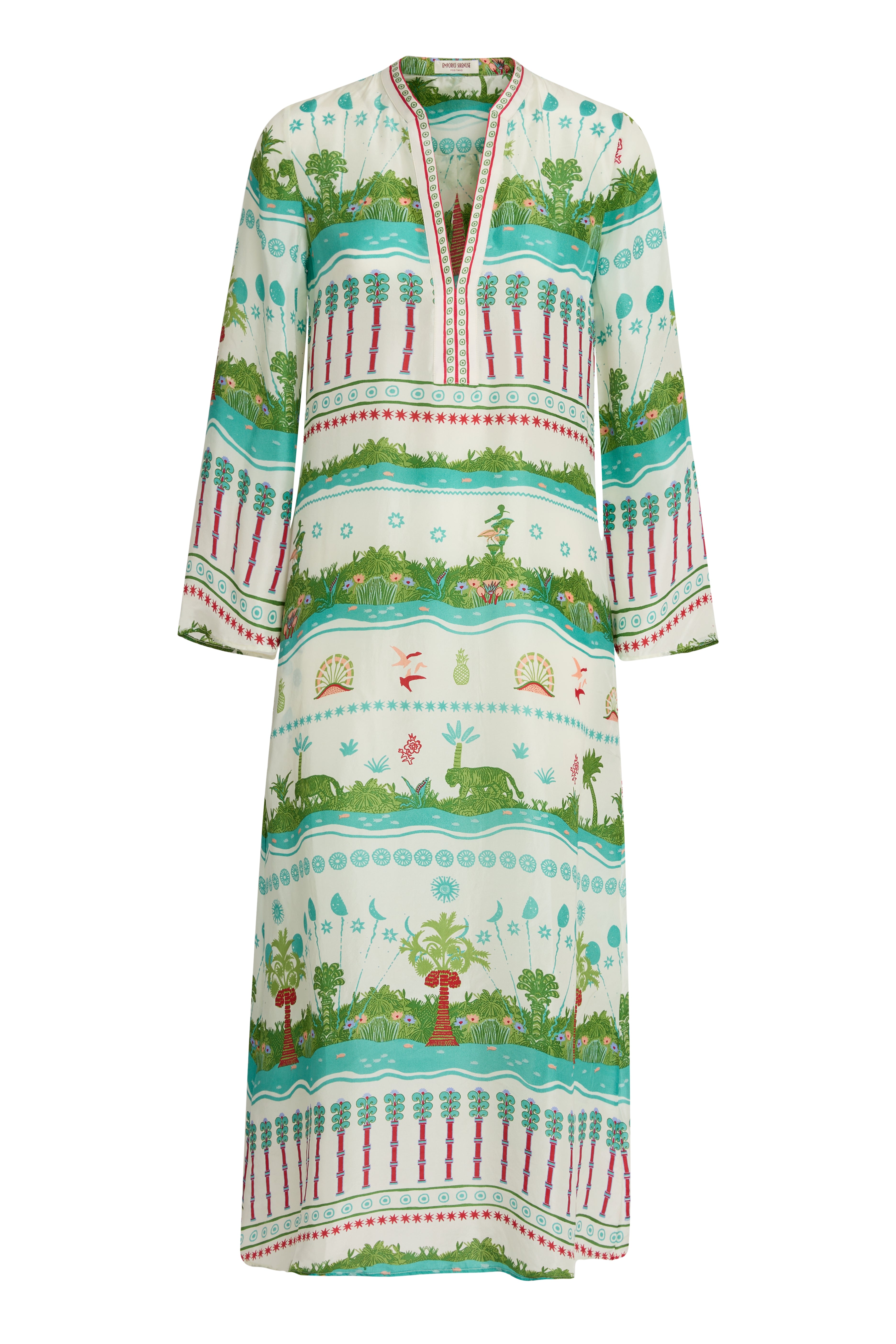 Jenna Caftan in Eden Print